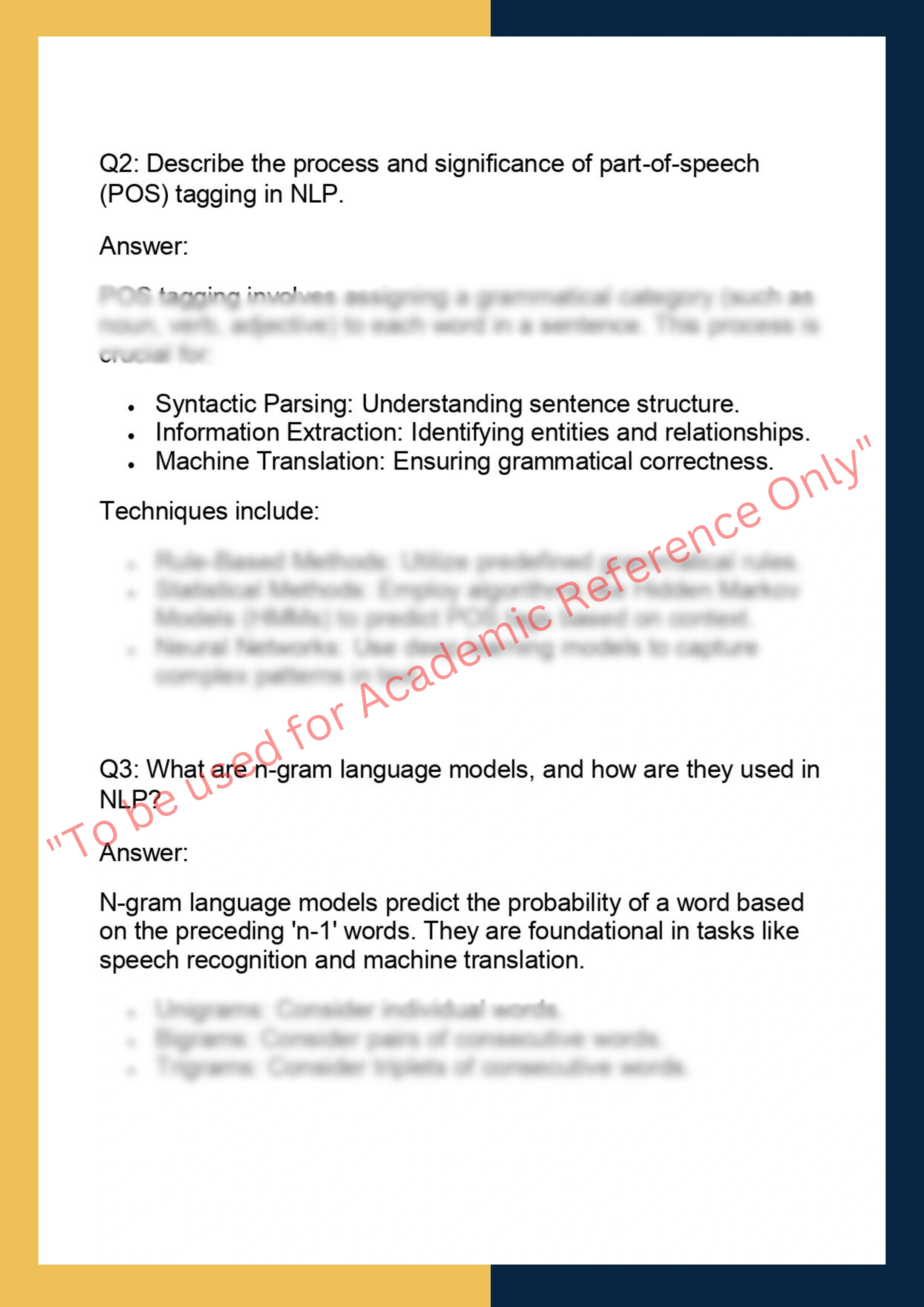 COMP90042 – Natural Language Processing 1