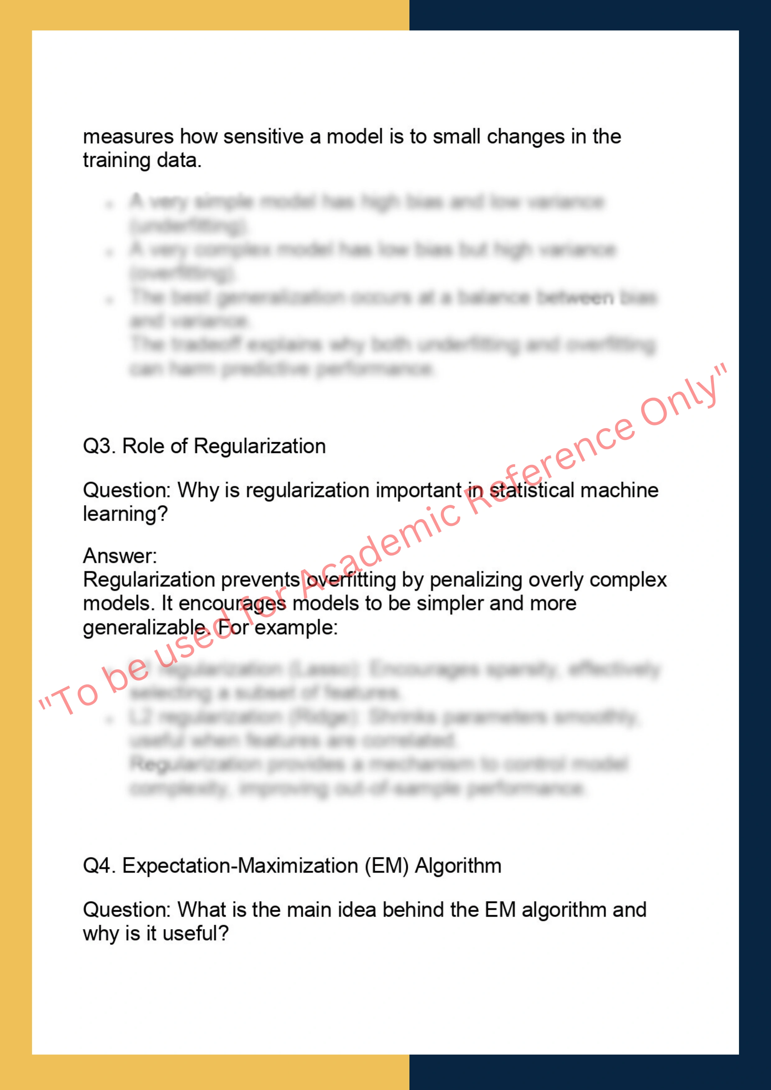 COMP7420 – Statistical Machine Learning 1