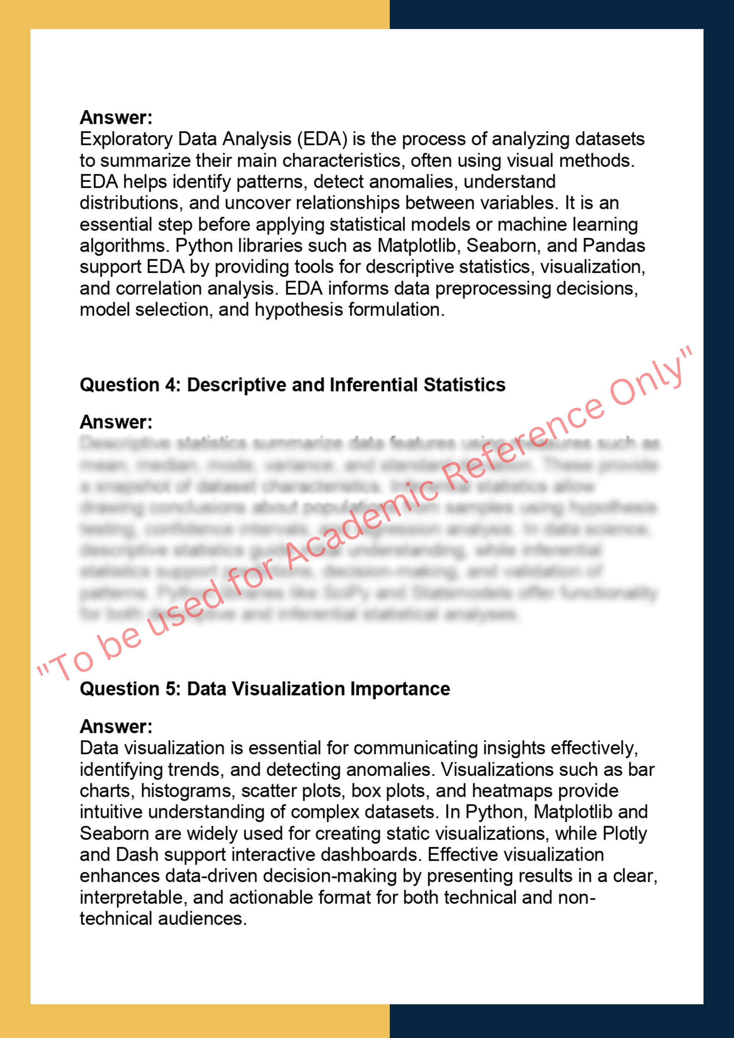DS702 – Python for Data Science and  Analytics 1