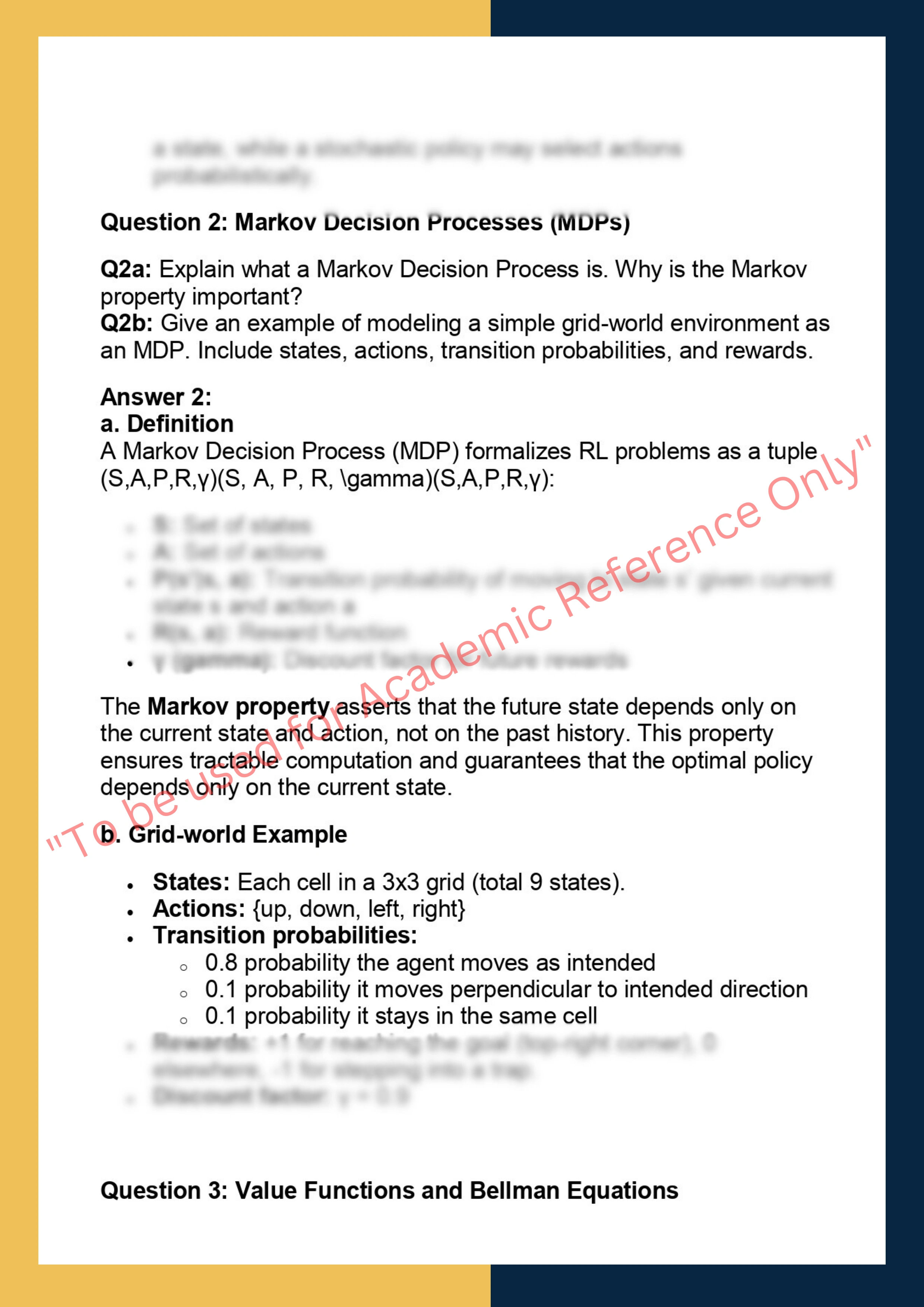RL711 – Reinforcement Learning using  Python 1