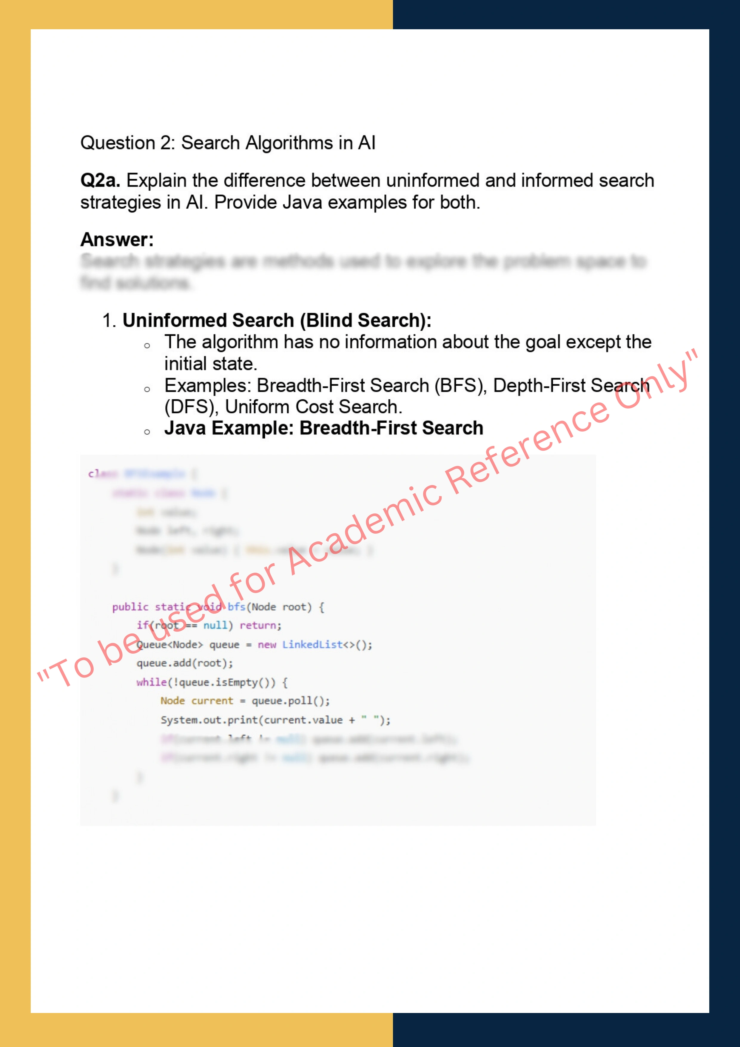 AIJ619 – Artificial Intelligence with Java 1