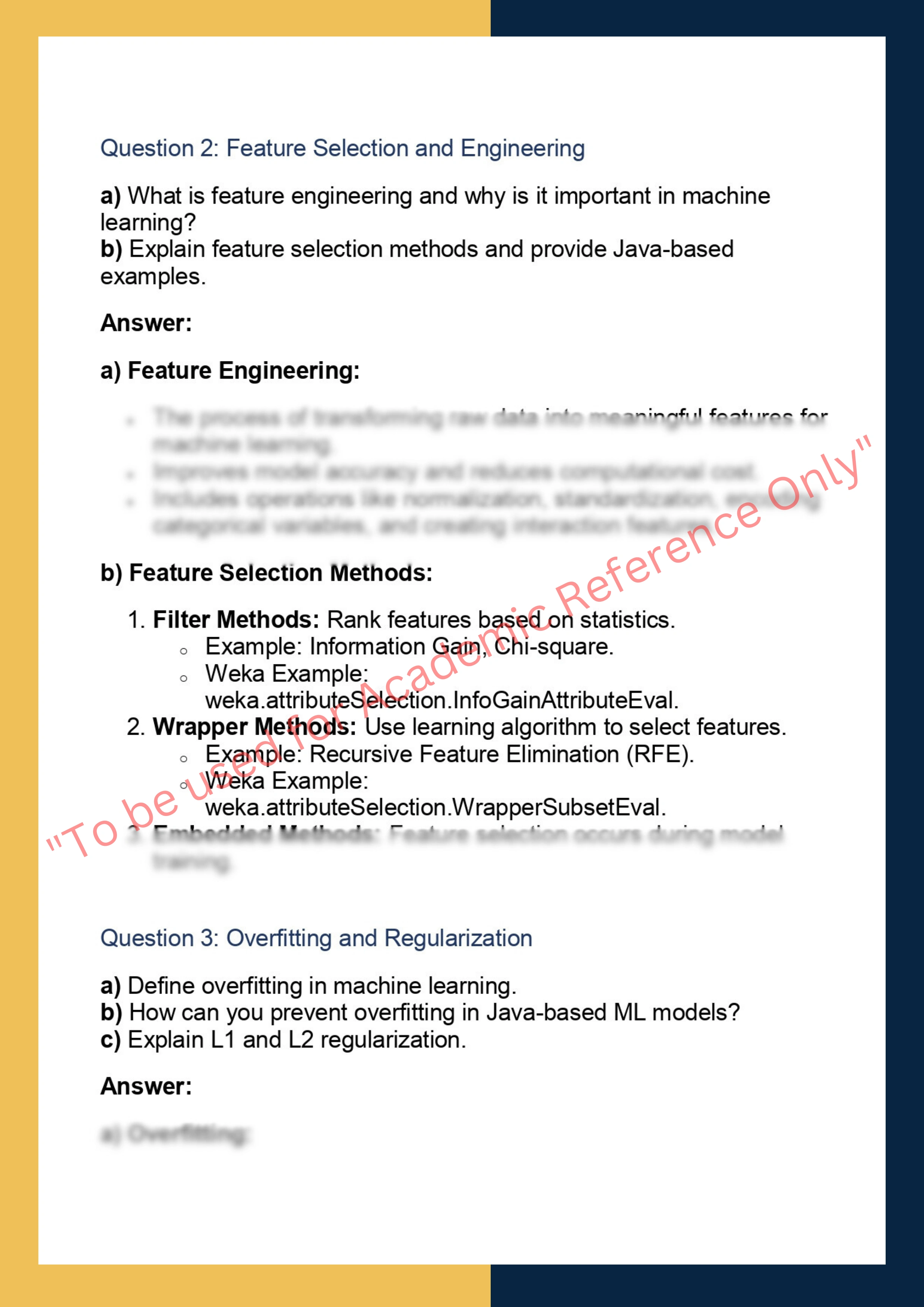 MLJ620 – Machine Learning in Java 1