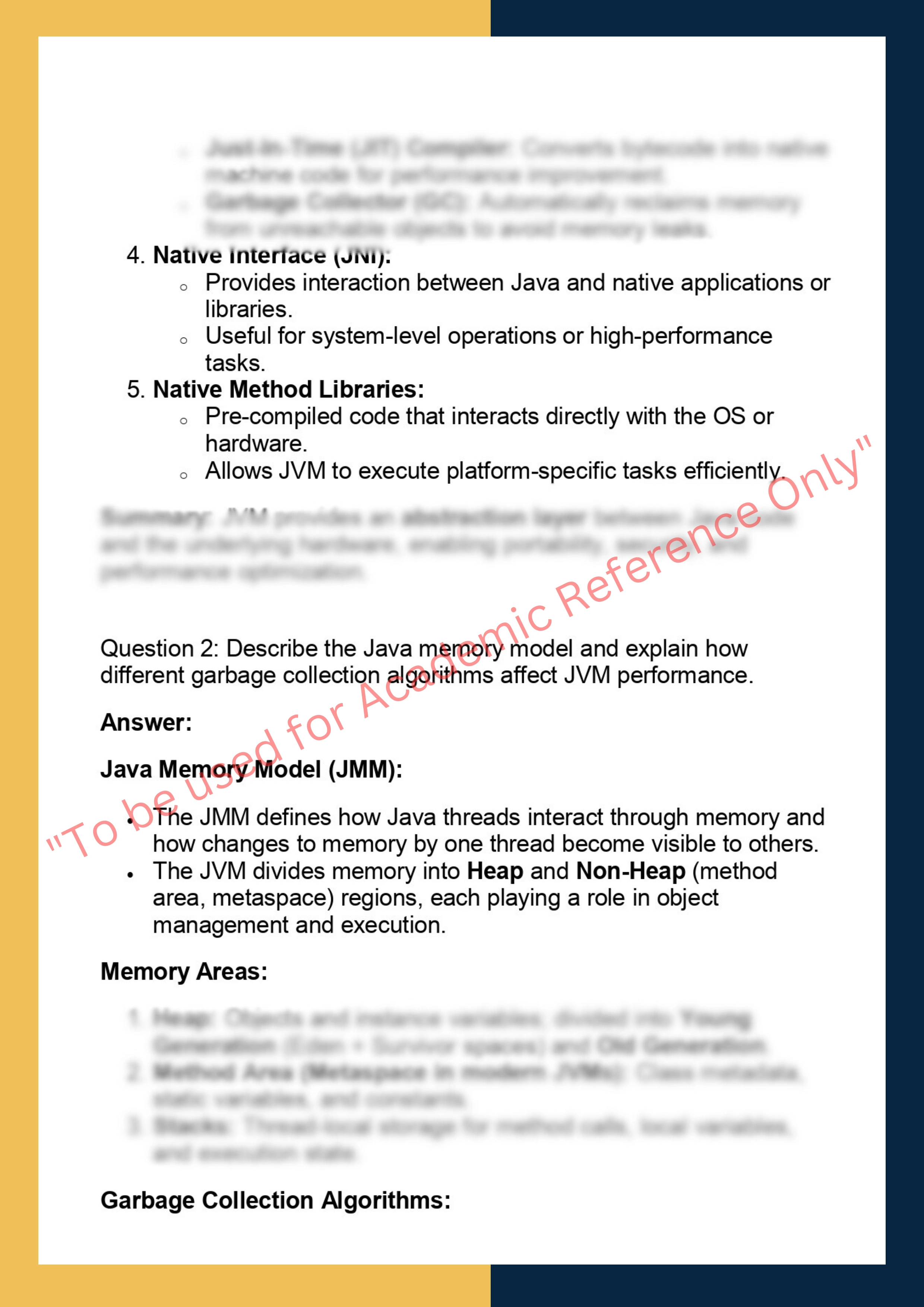 JVMPT614 – JVM Internals & Performance  Tuning 1