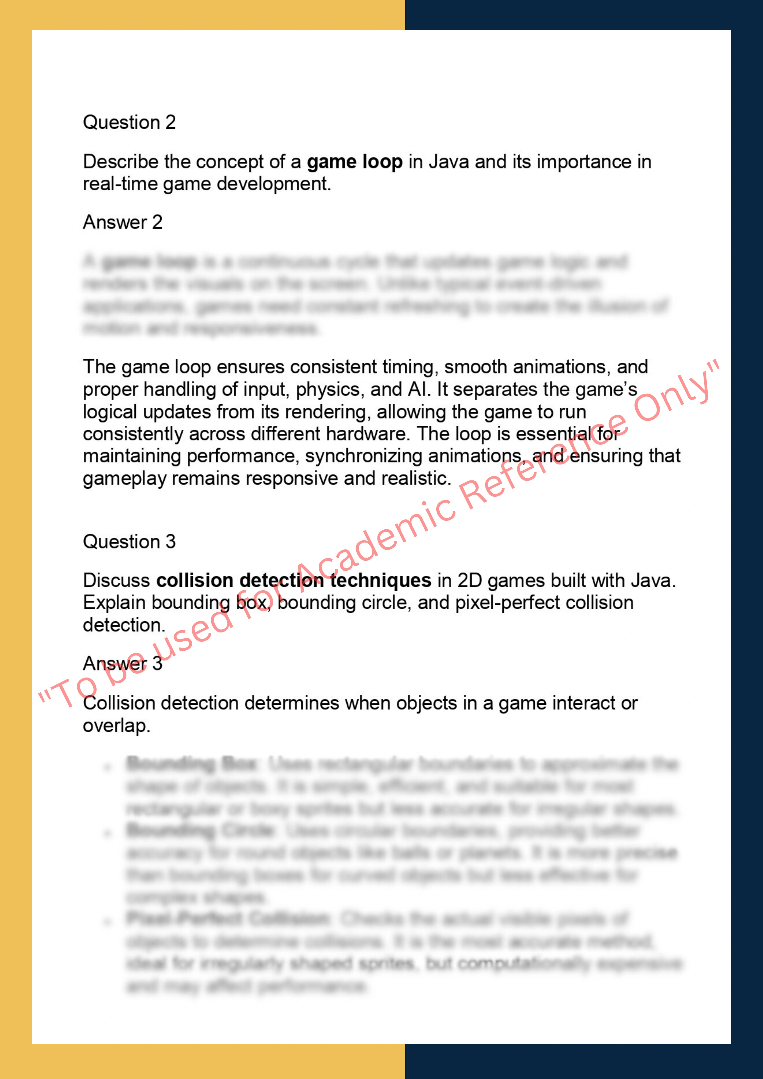 GGJ630 – Graphical & Game Development in  Java 1