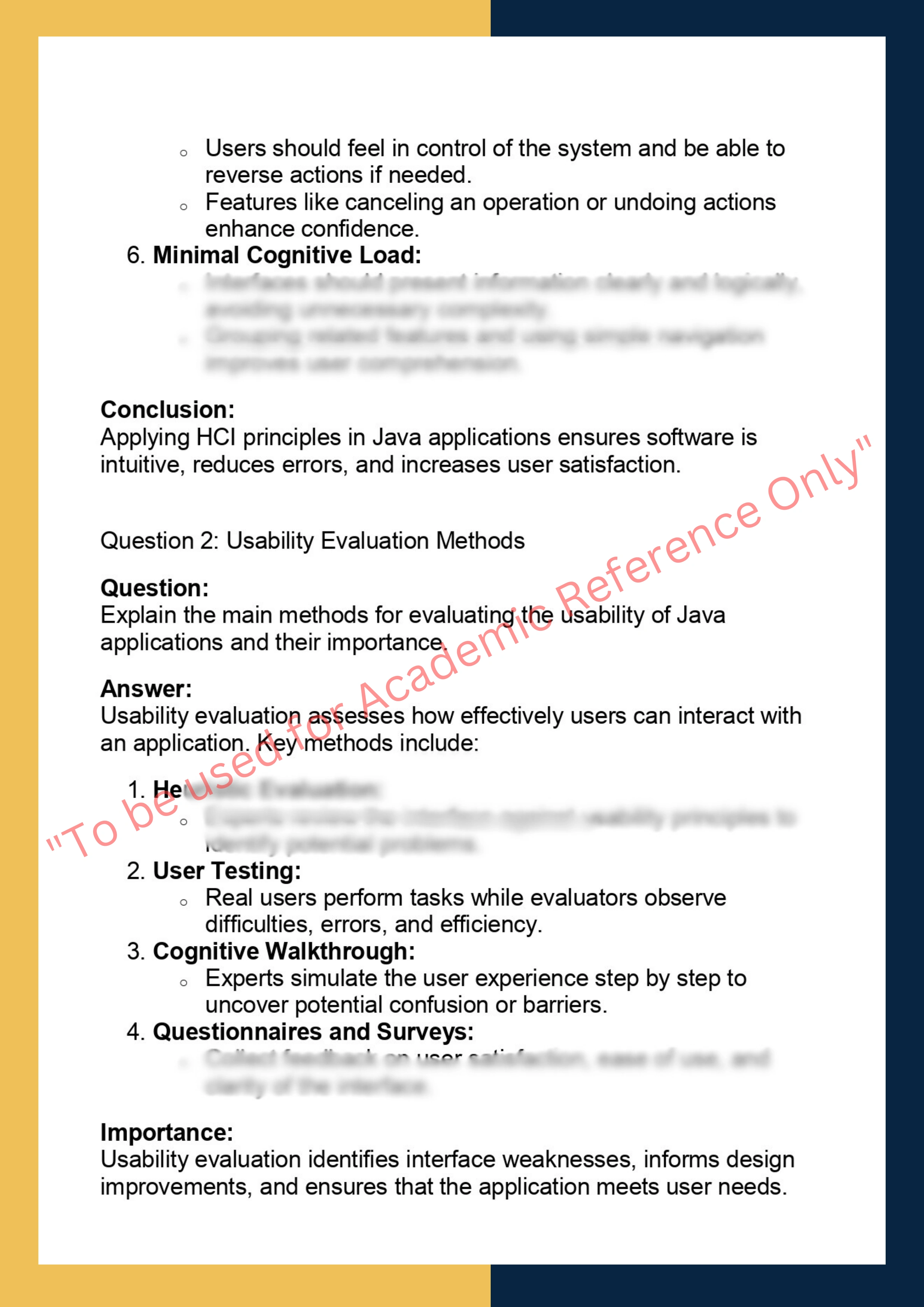 UXJ633 – User  Experience & HCI for Java  Applications 1