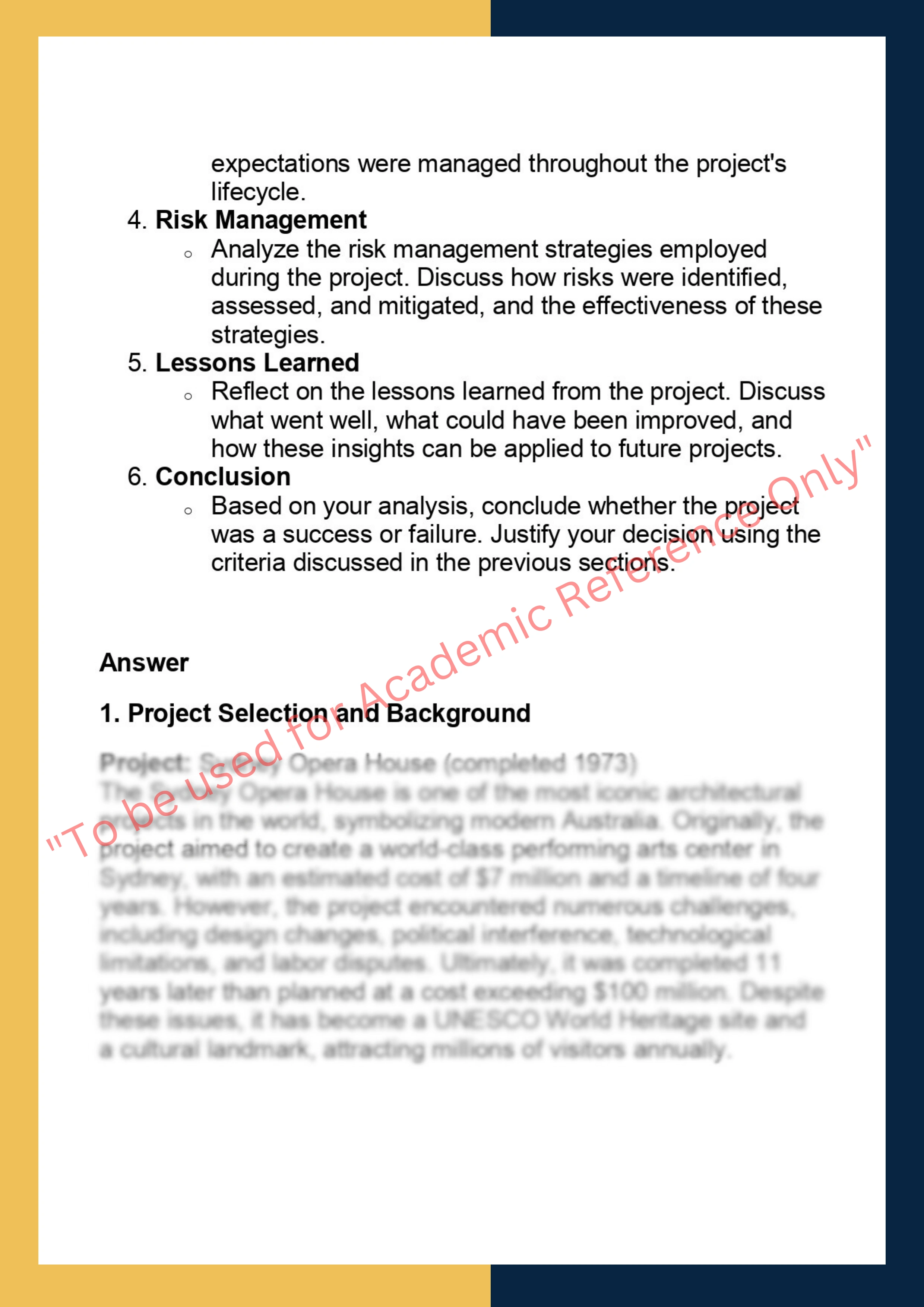 INF70005 - Strategic Project Management 1