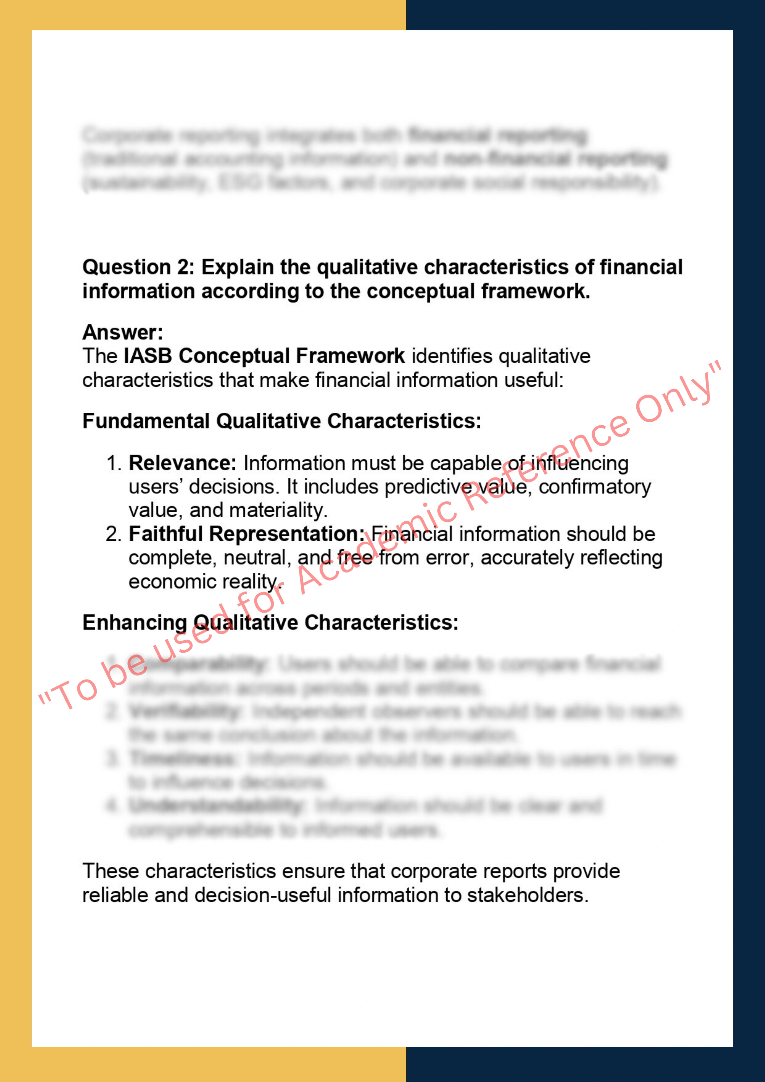 ACCT90012  – Corporate Reporting 1