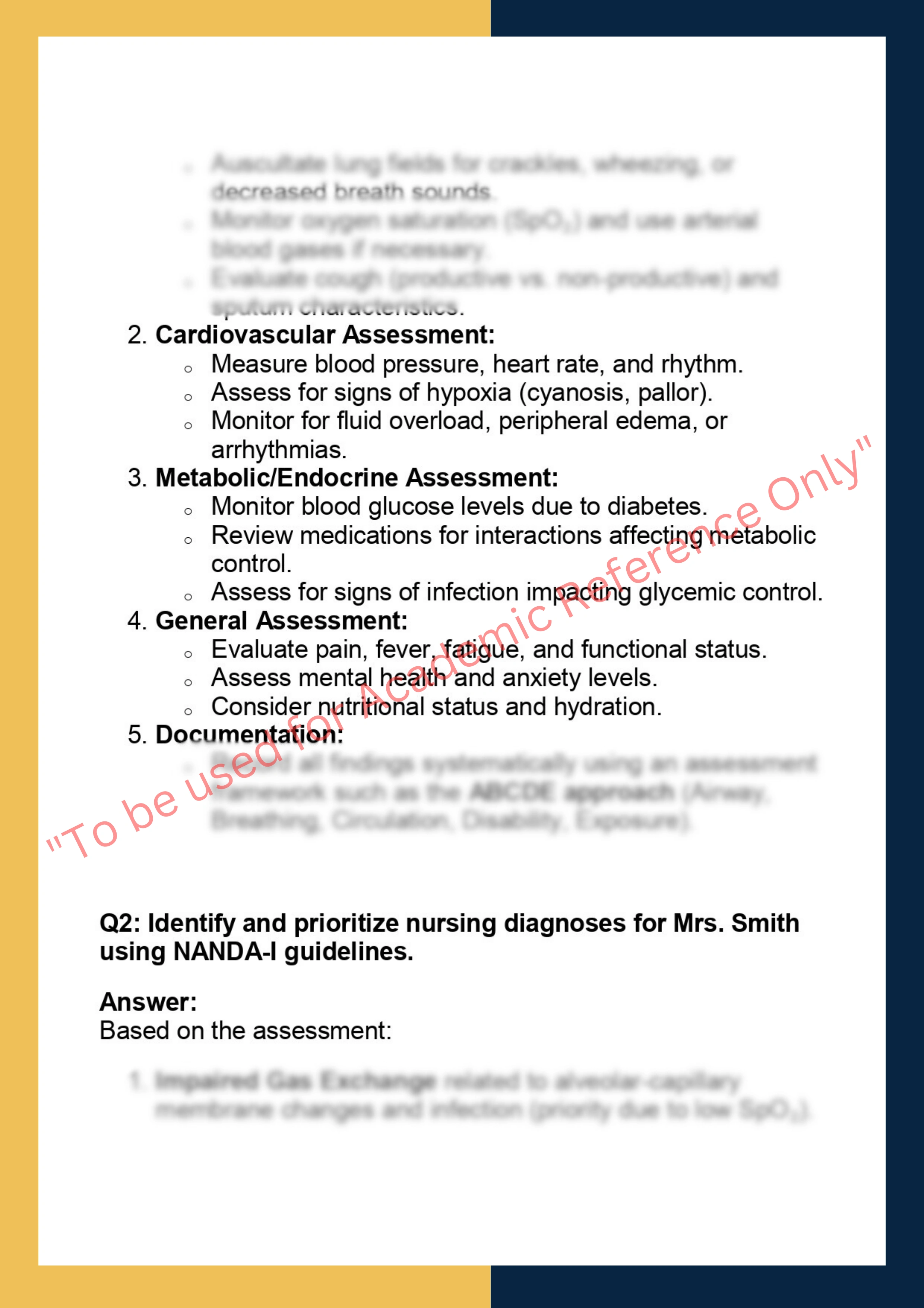 SNPPR1 – Clinical Nursing Practice 1