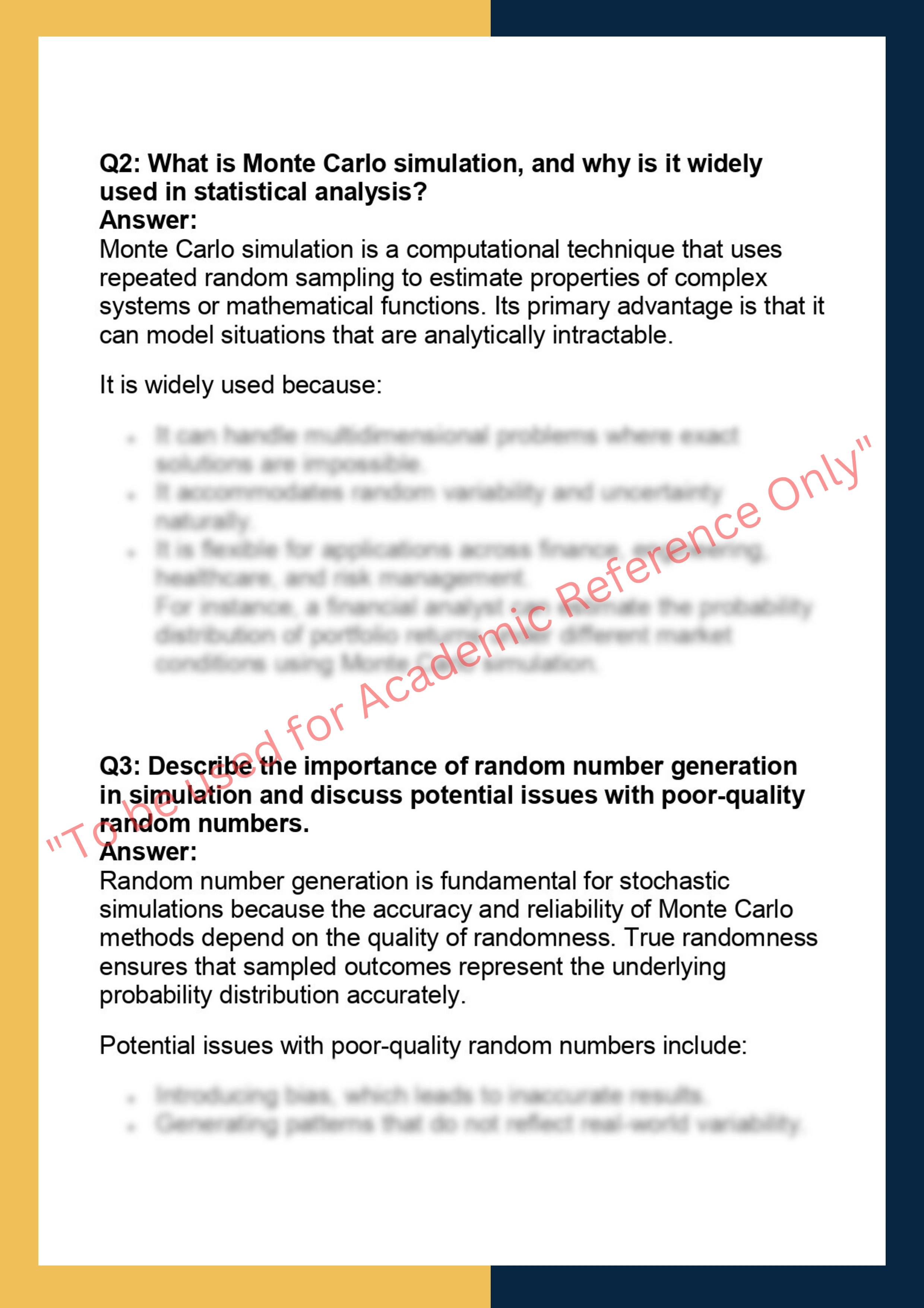 STAT 555 – Simulation & Monte Carlo  Methods 1