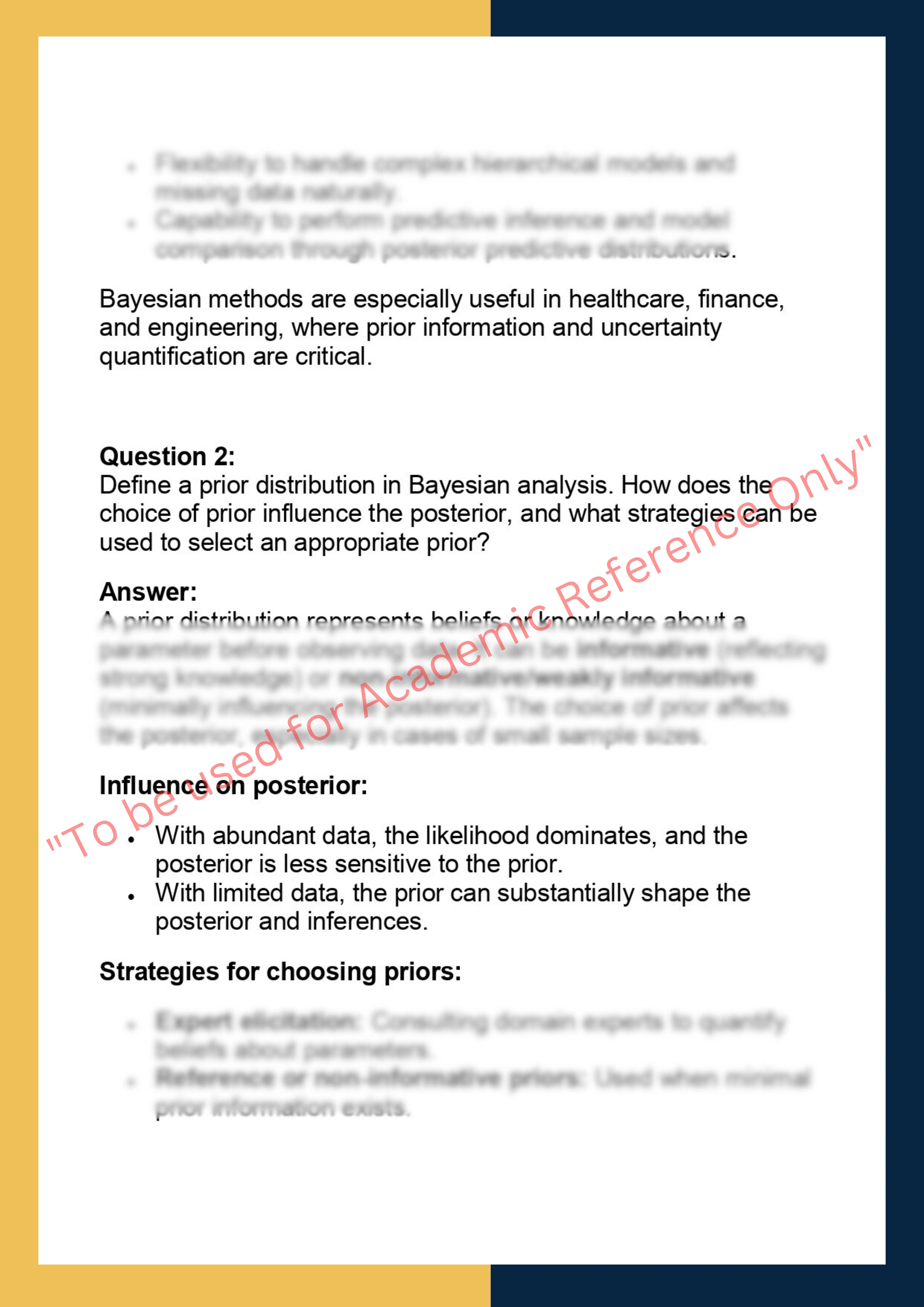 STAT 575 – Computational Bayesian  Methods 1