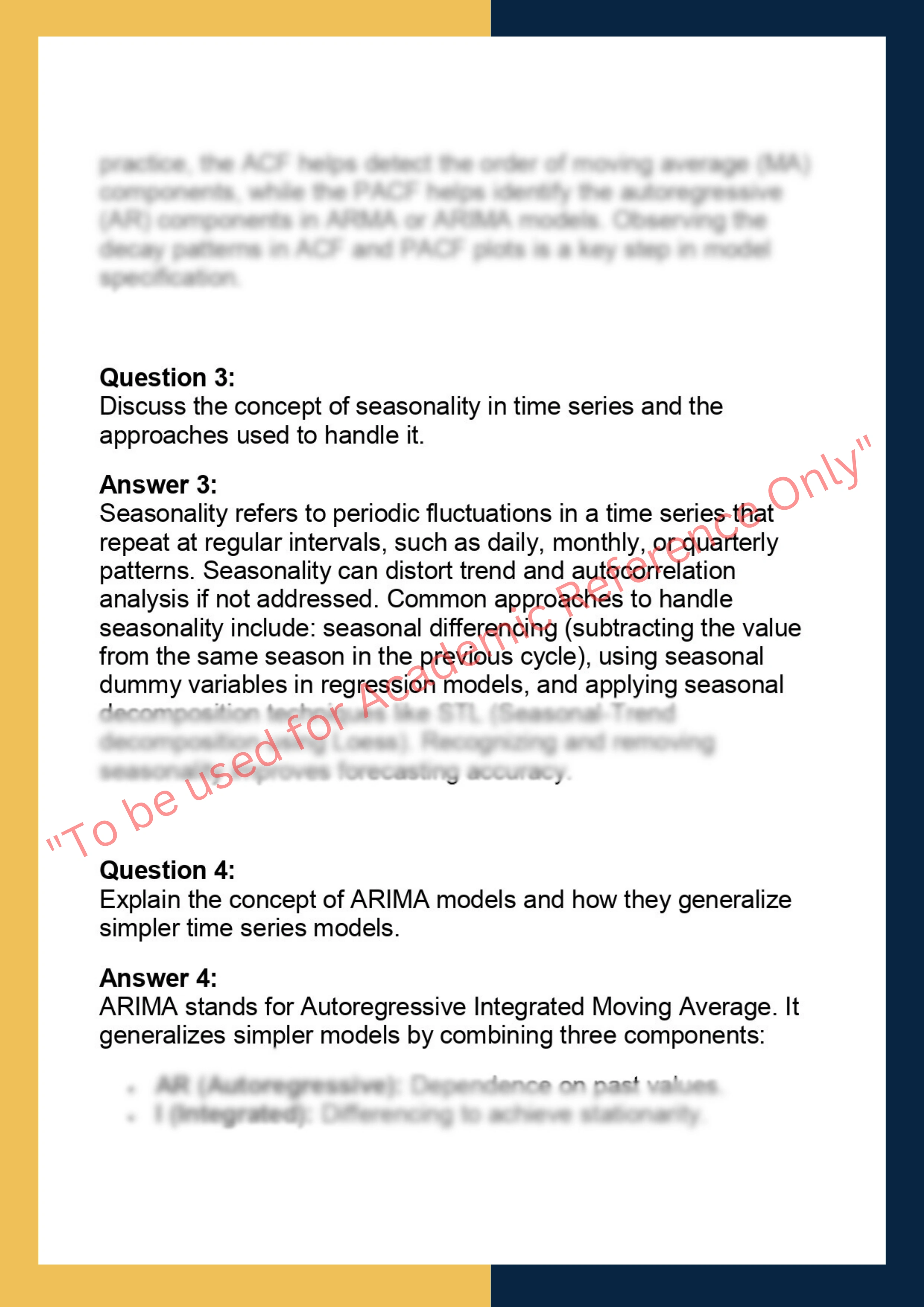 STAT 540 –  Time Series Analysis 1
