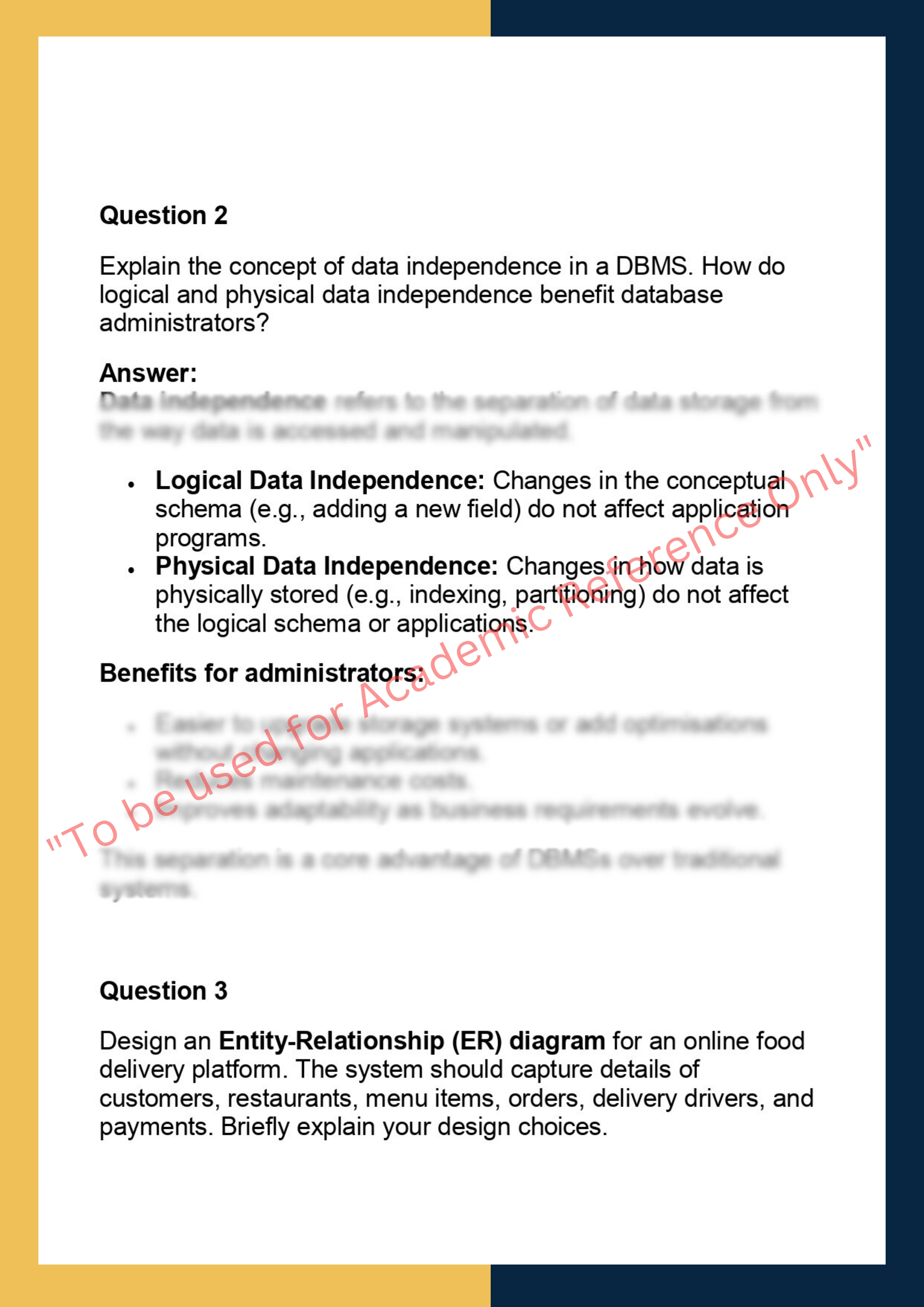 ITC558 – Database Systems Assignment 1