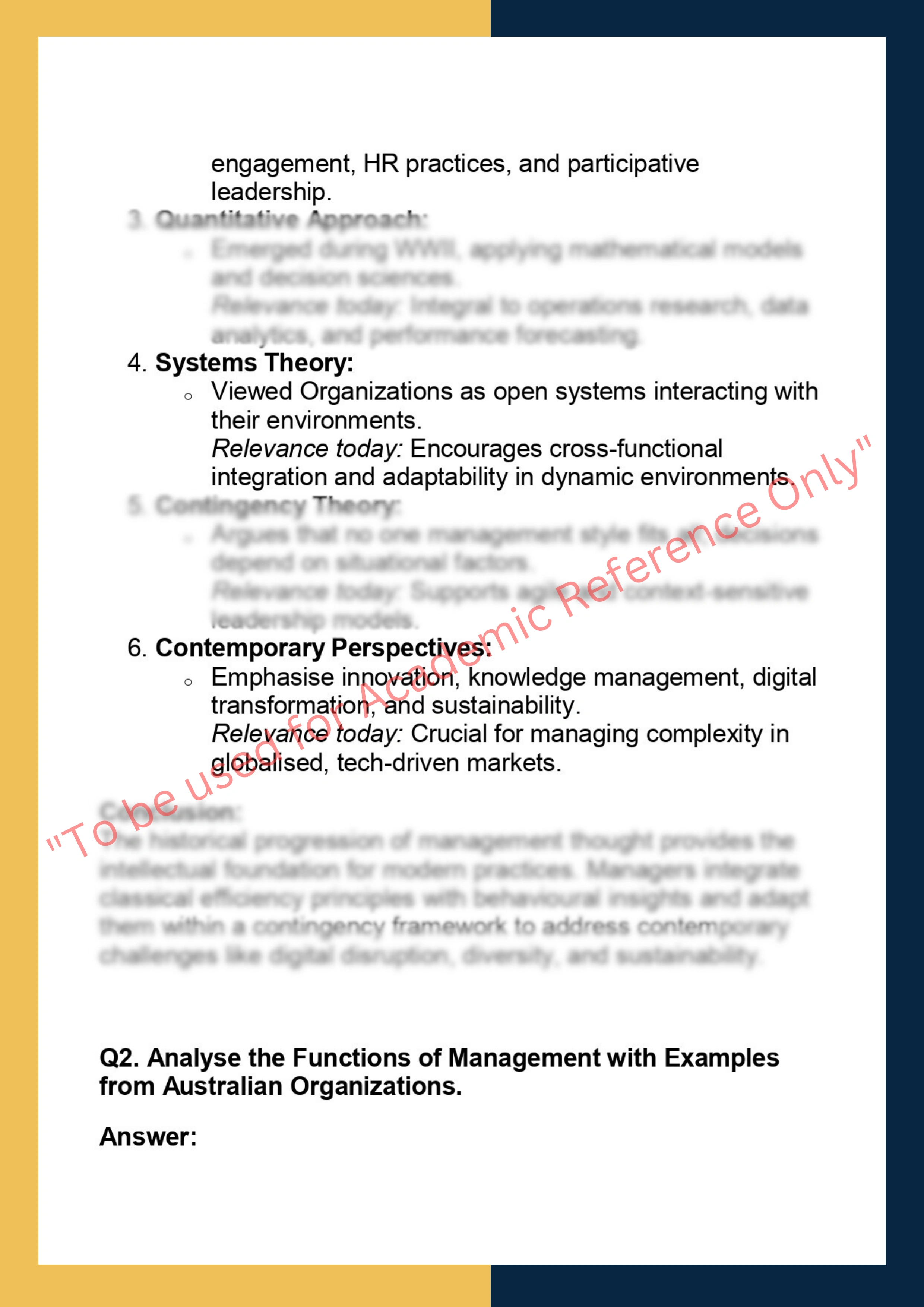 MGT101 – Principles of Management 1