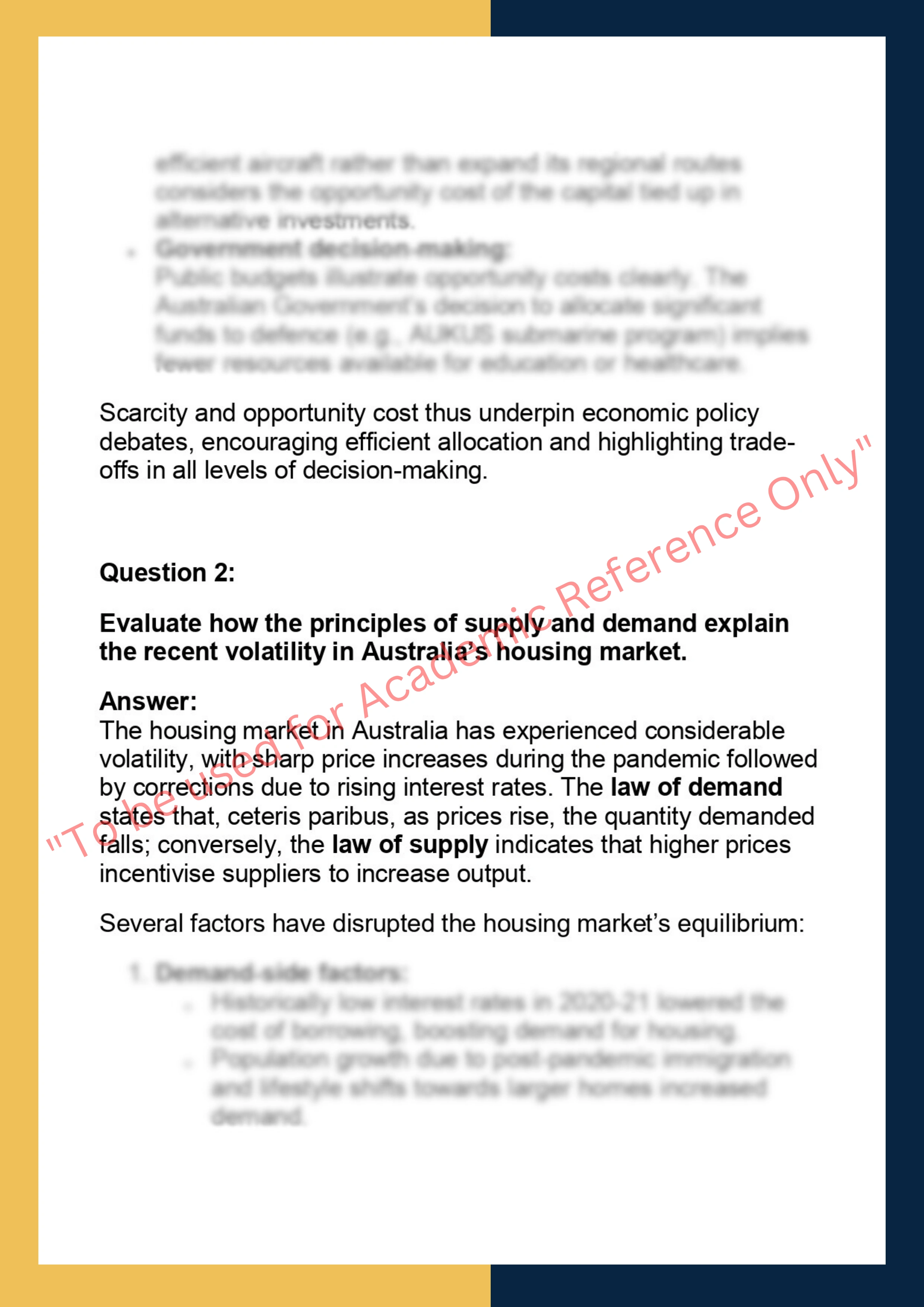 ECO101 – Principles of Economics 1