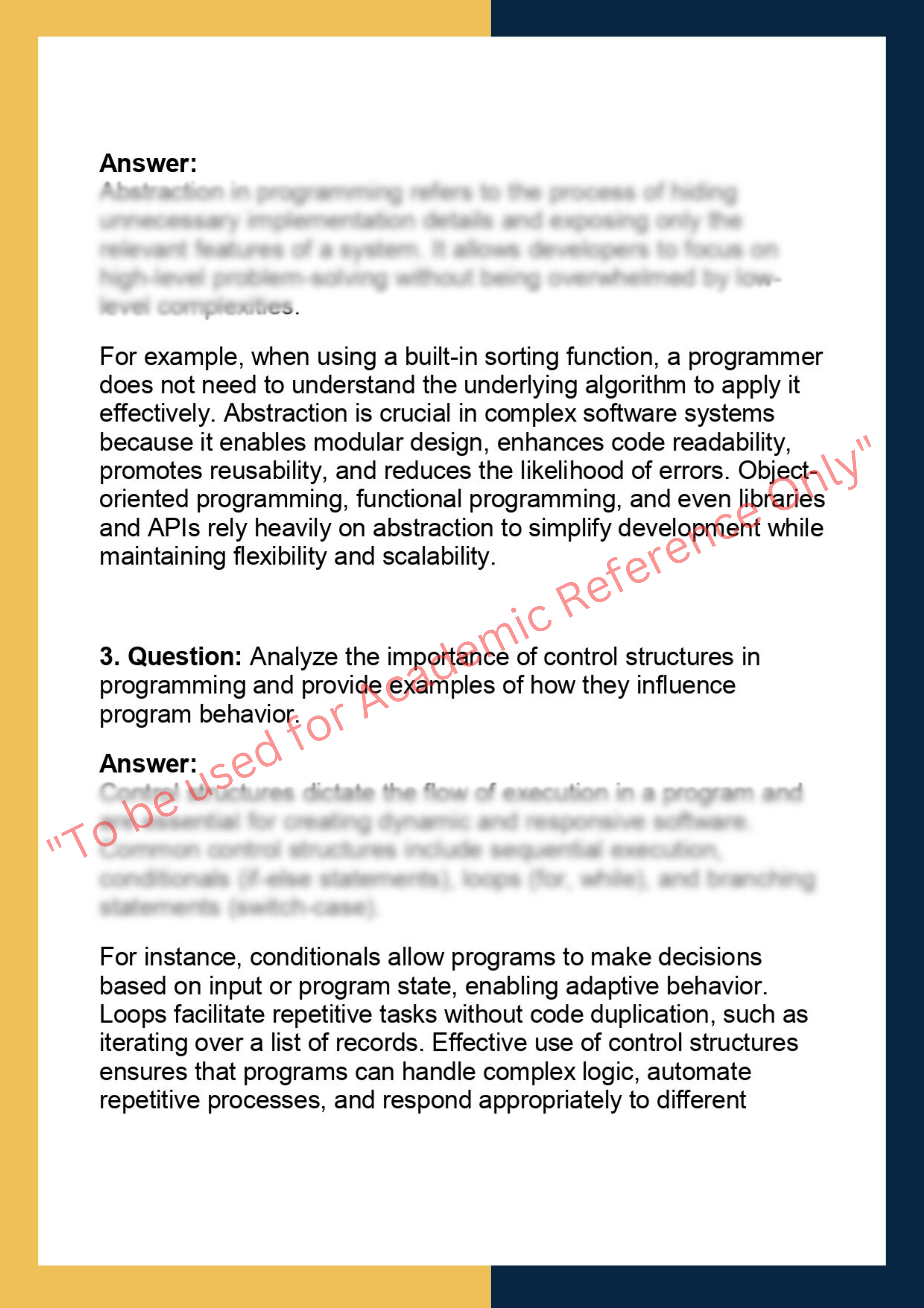 CS101 – Introduction to Programming 1