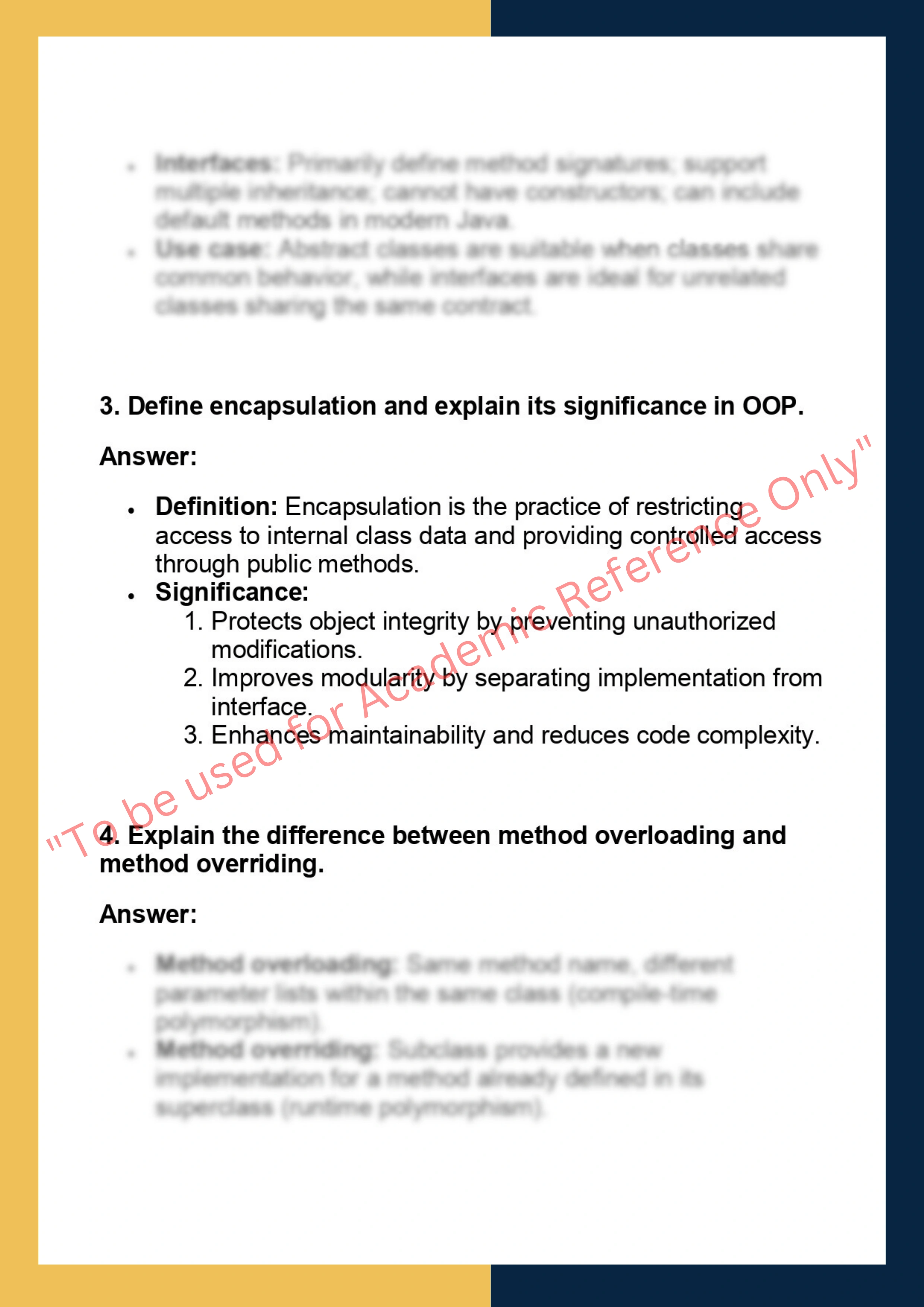 CS201 – Object-Oriented Programming 1