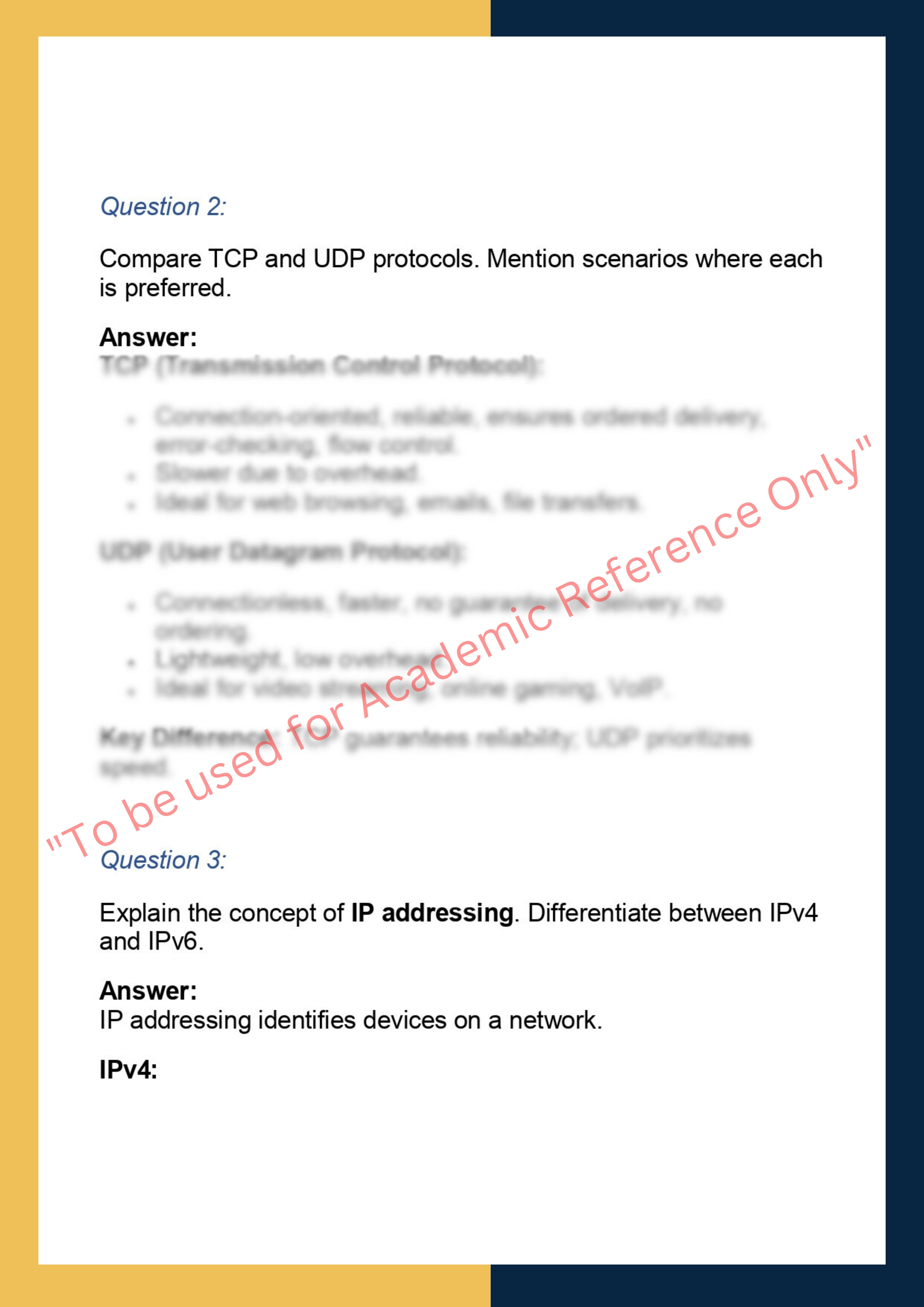 CS304 –  Computer Networks Programming 1