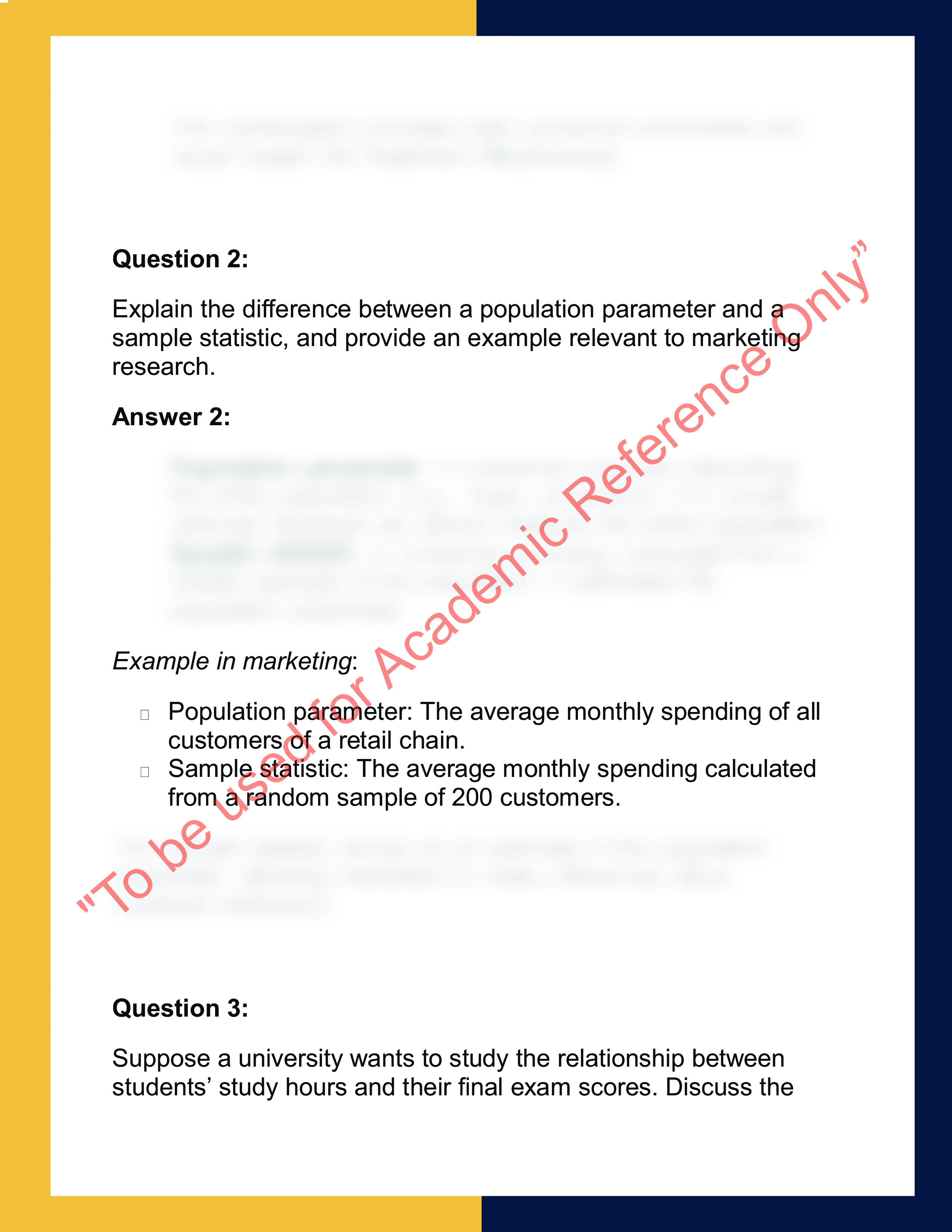 STAT5002 – Introduction to Statistical  Methods 1