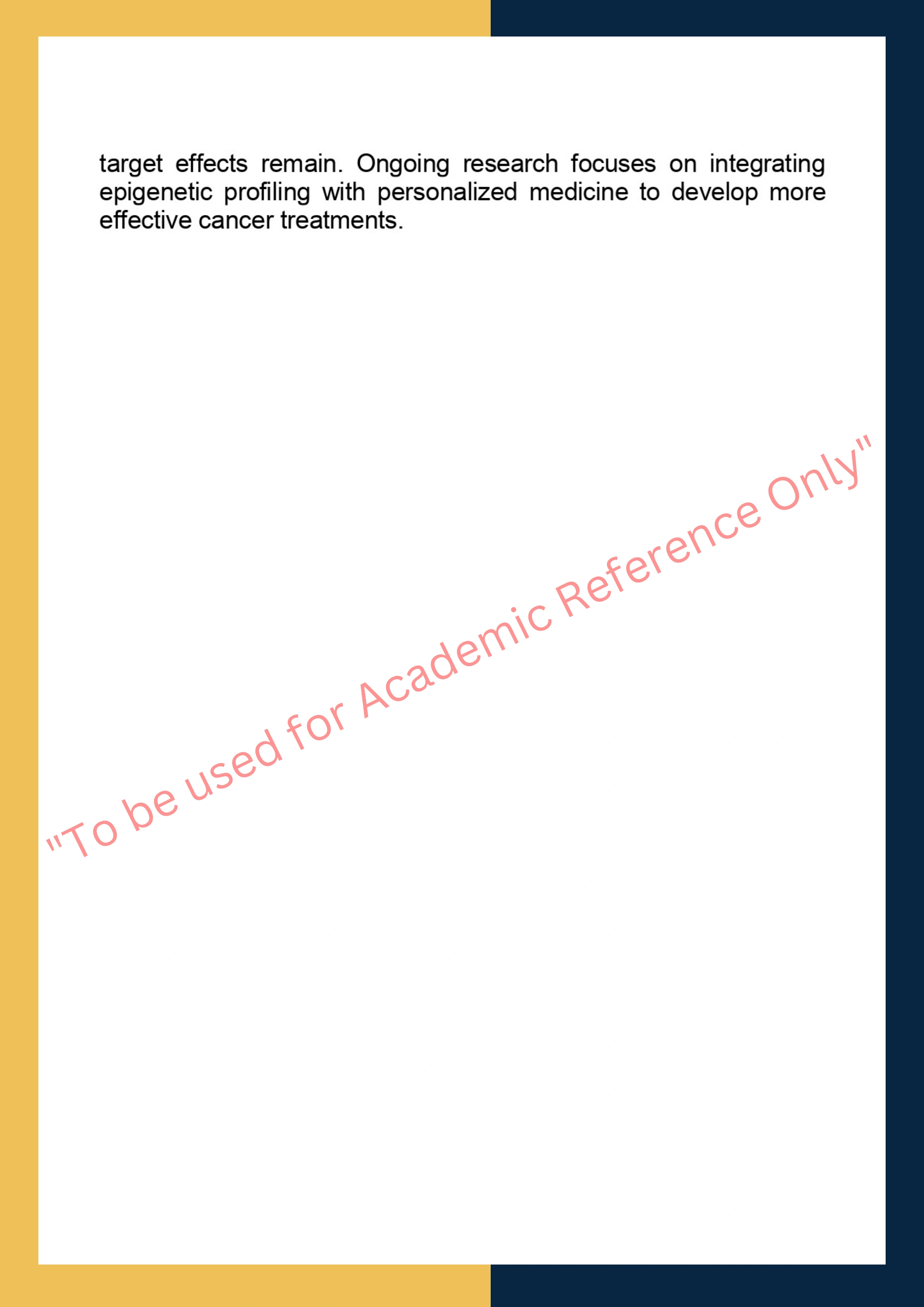 Assignment sample solution of BIO503 - Molecular Biology of Diseases 1