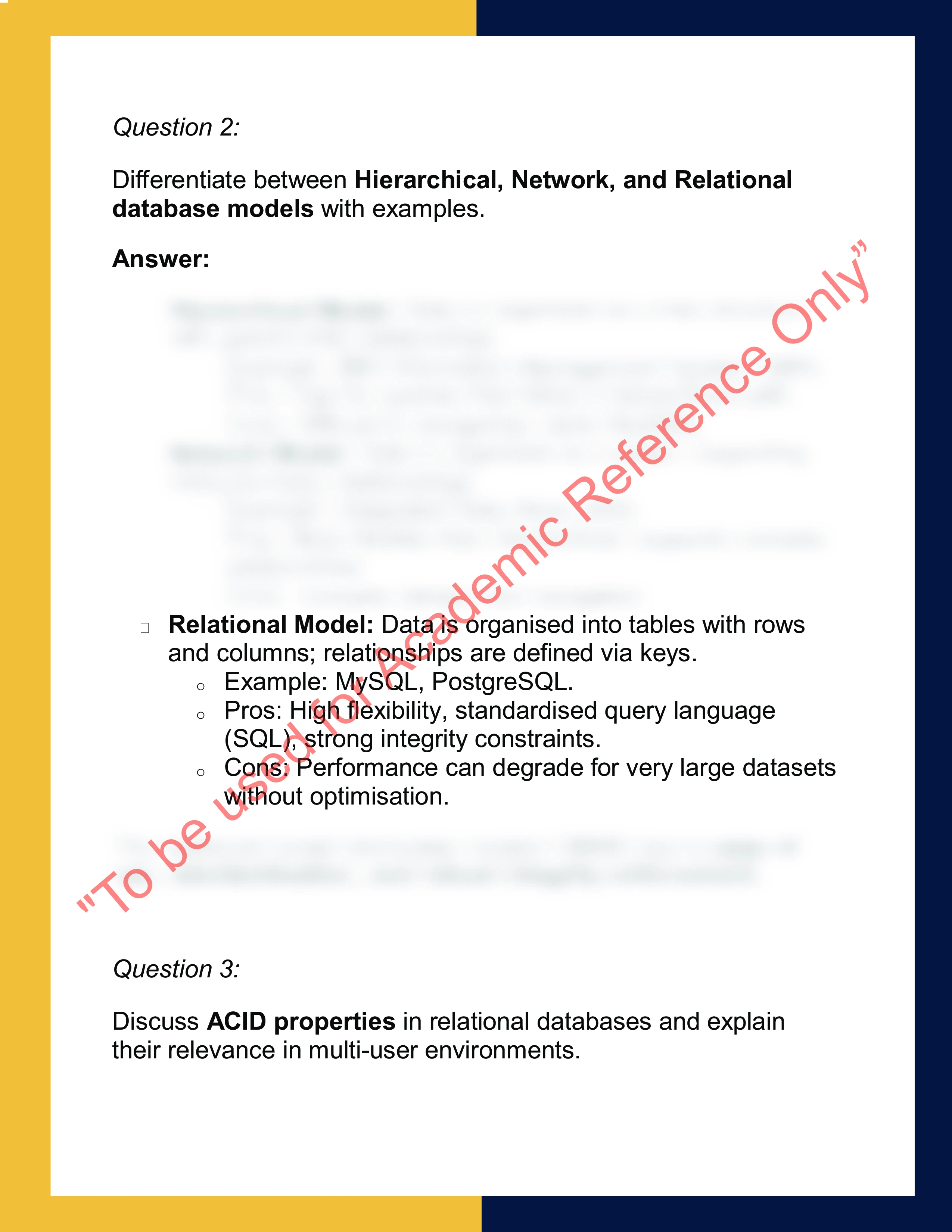 CSE230 – Introduction to Database  Systems 1