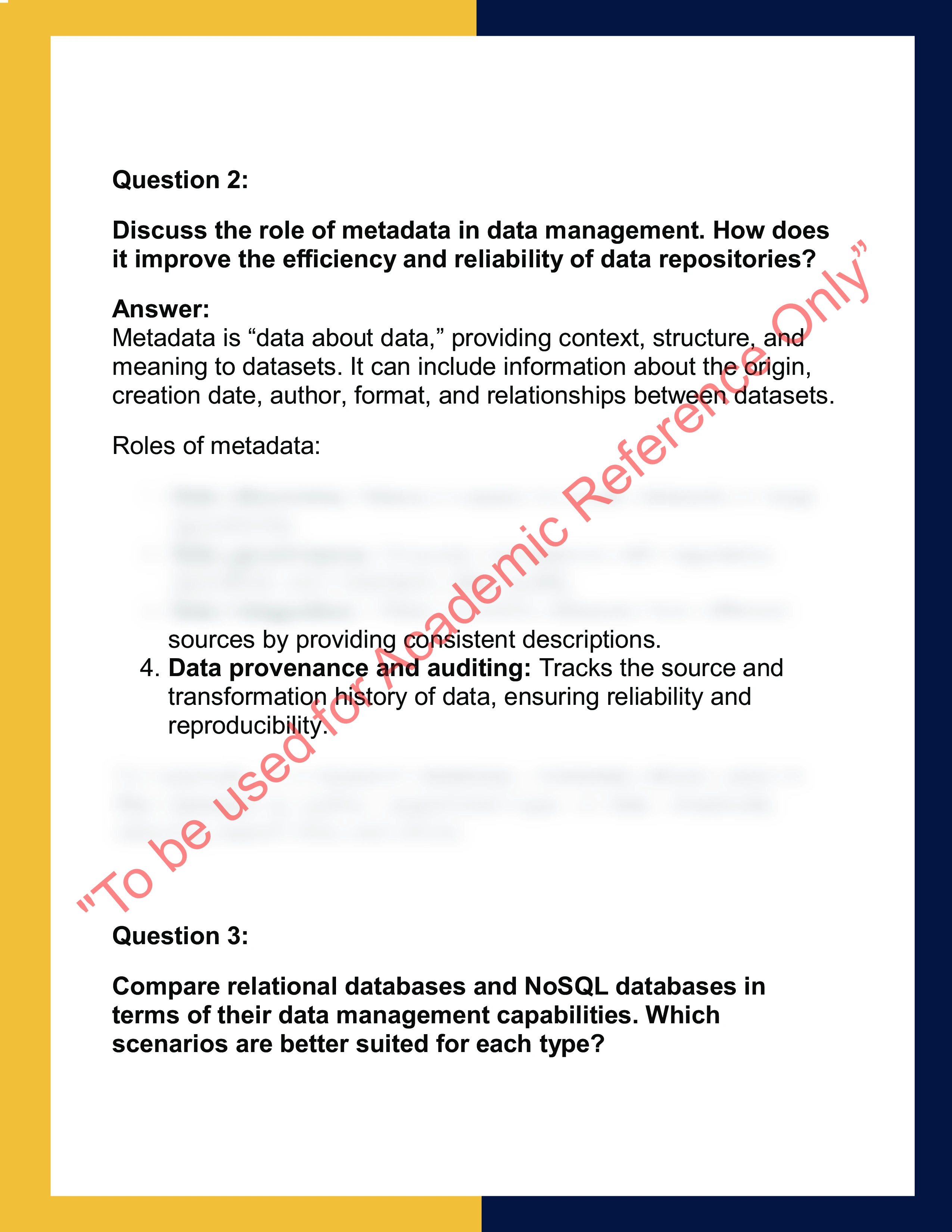 EBSY701 – Data Management & Repositories 1