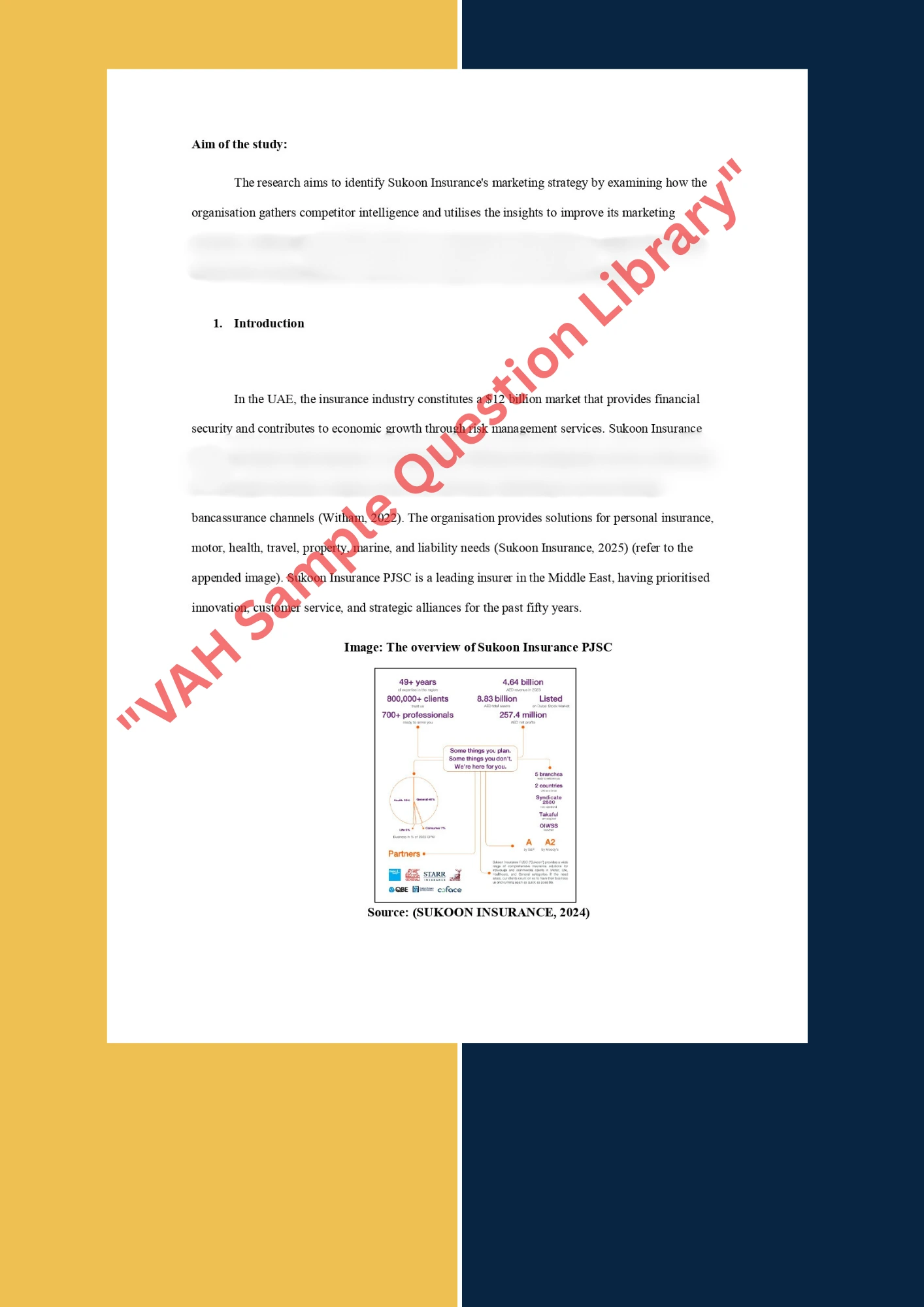 A Case Study of  Sukoon Insurance 2