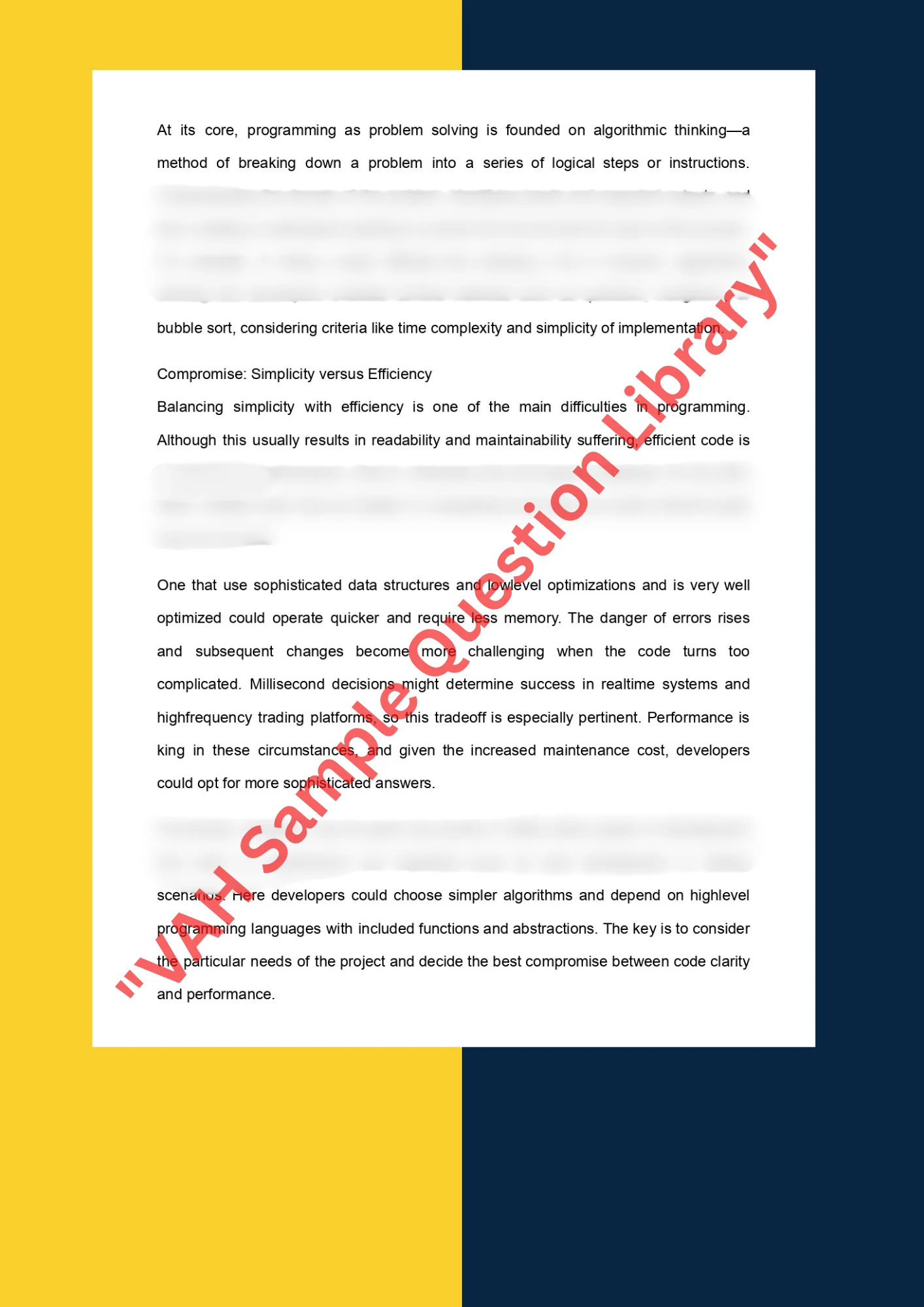 Assignment Sample Of Subject COMP1100 -Programming as Problem Solving 2