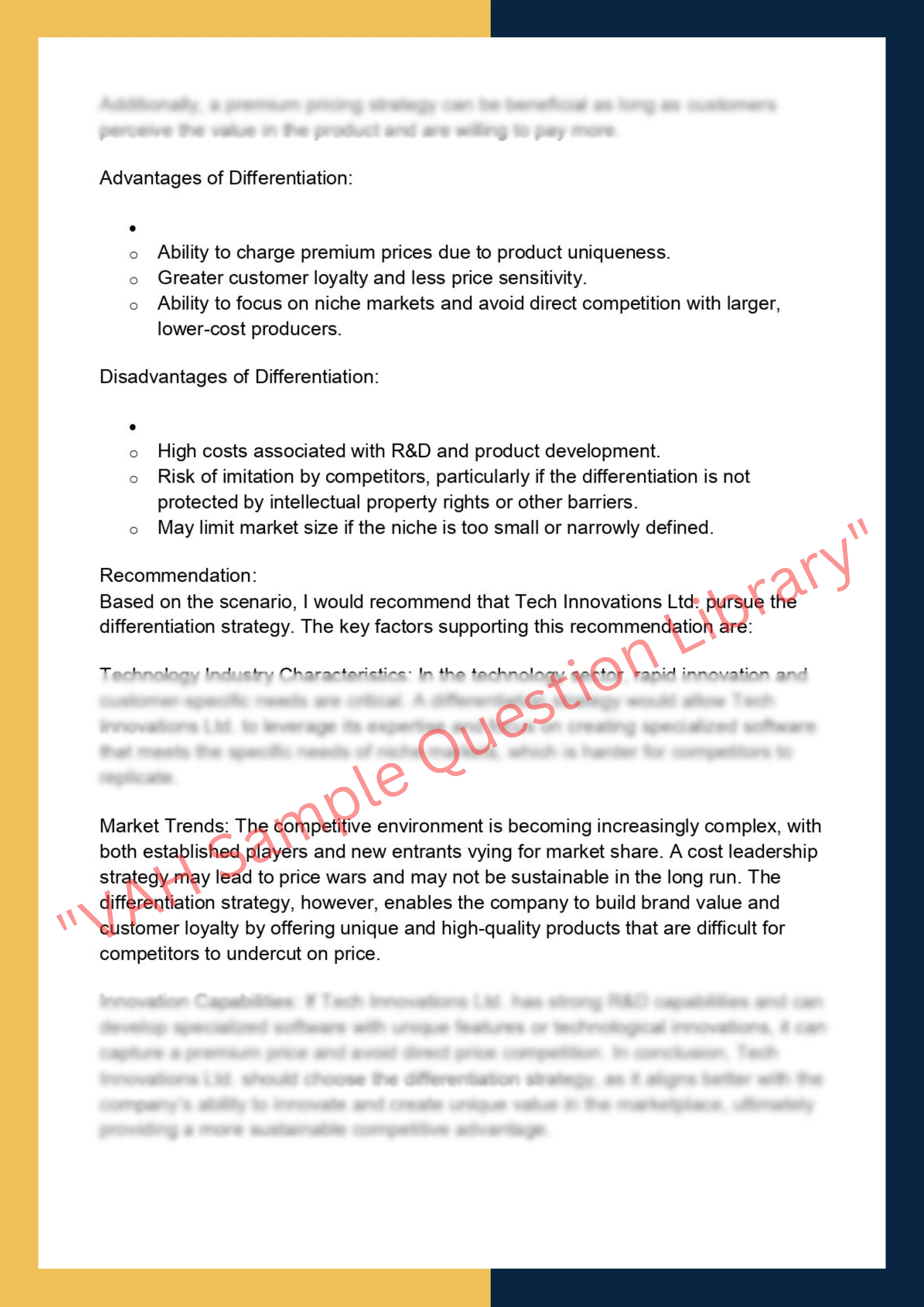 Assignment Sample Of Subject-MGMT90141 Business Analysis and Decision Making 2