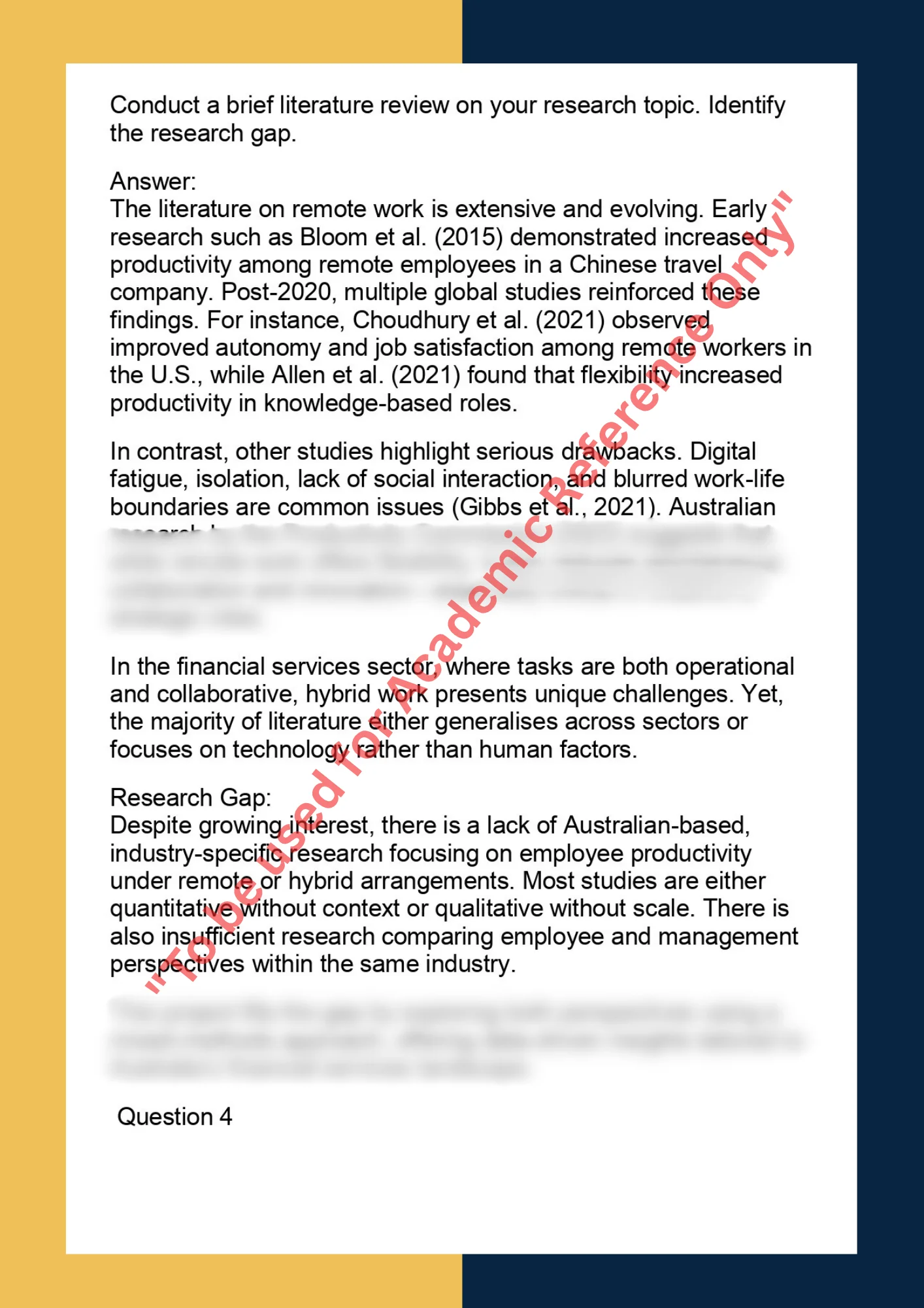 BUSS7001- Business Research Project 2