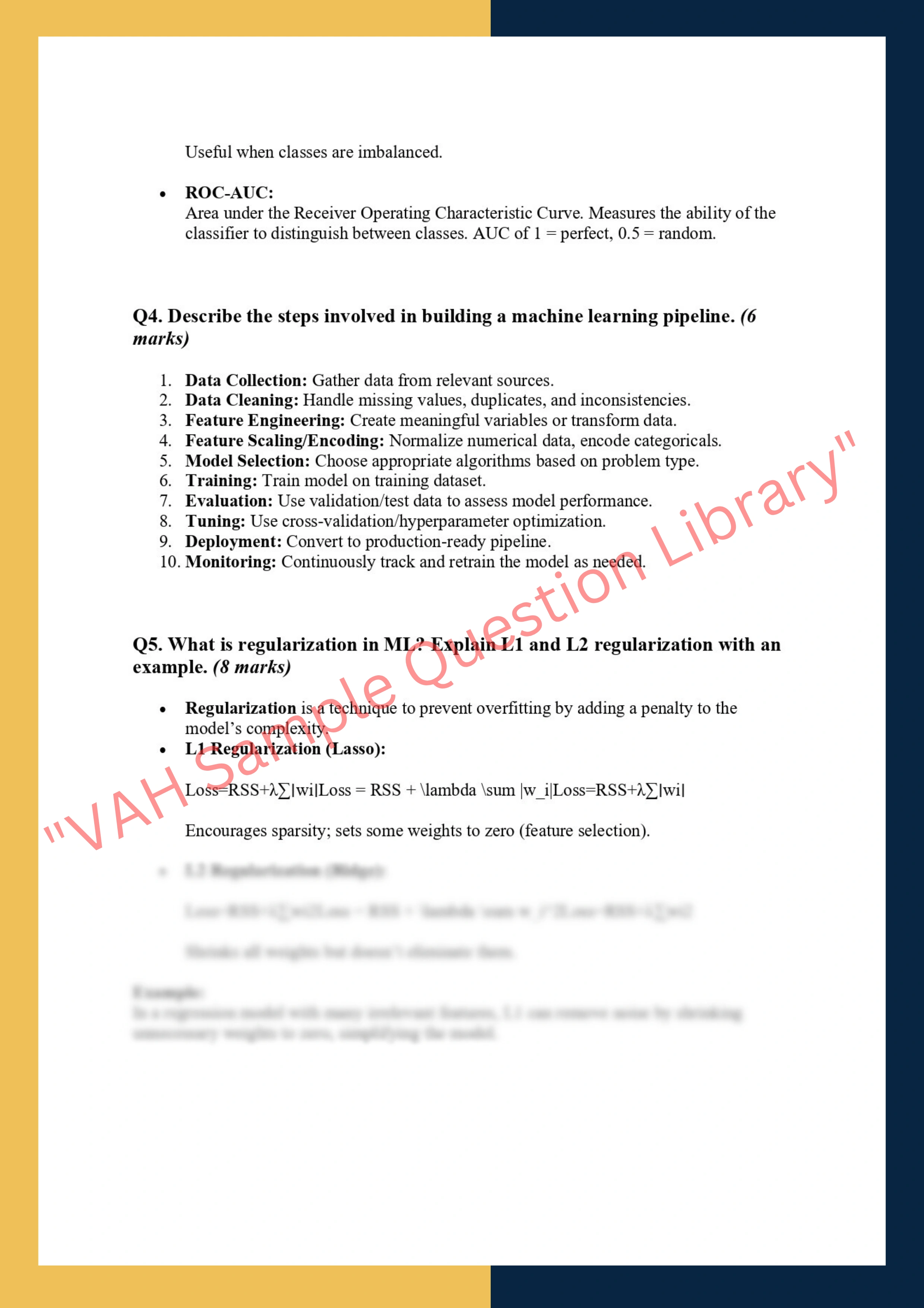COMP9010-Supervised Learning & Model Evaluation 2