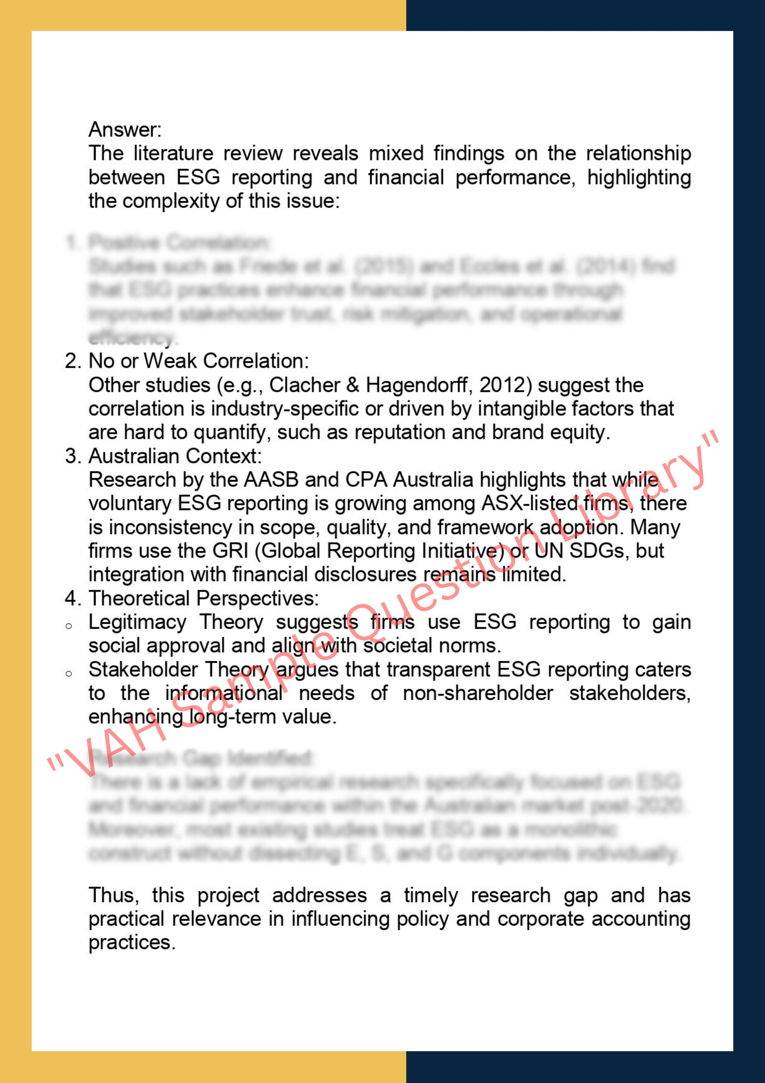 ACCT7001– Accounting Research Project 2