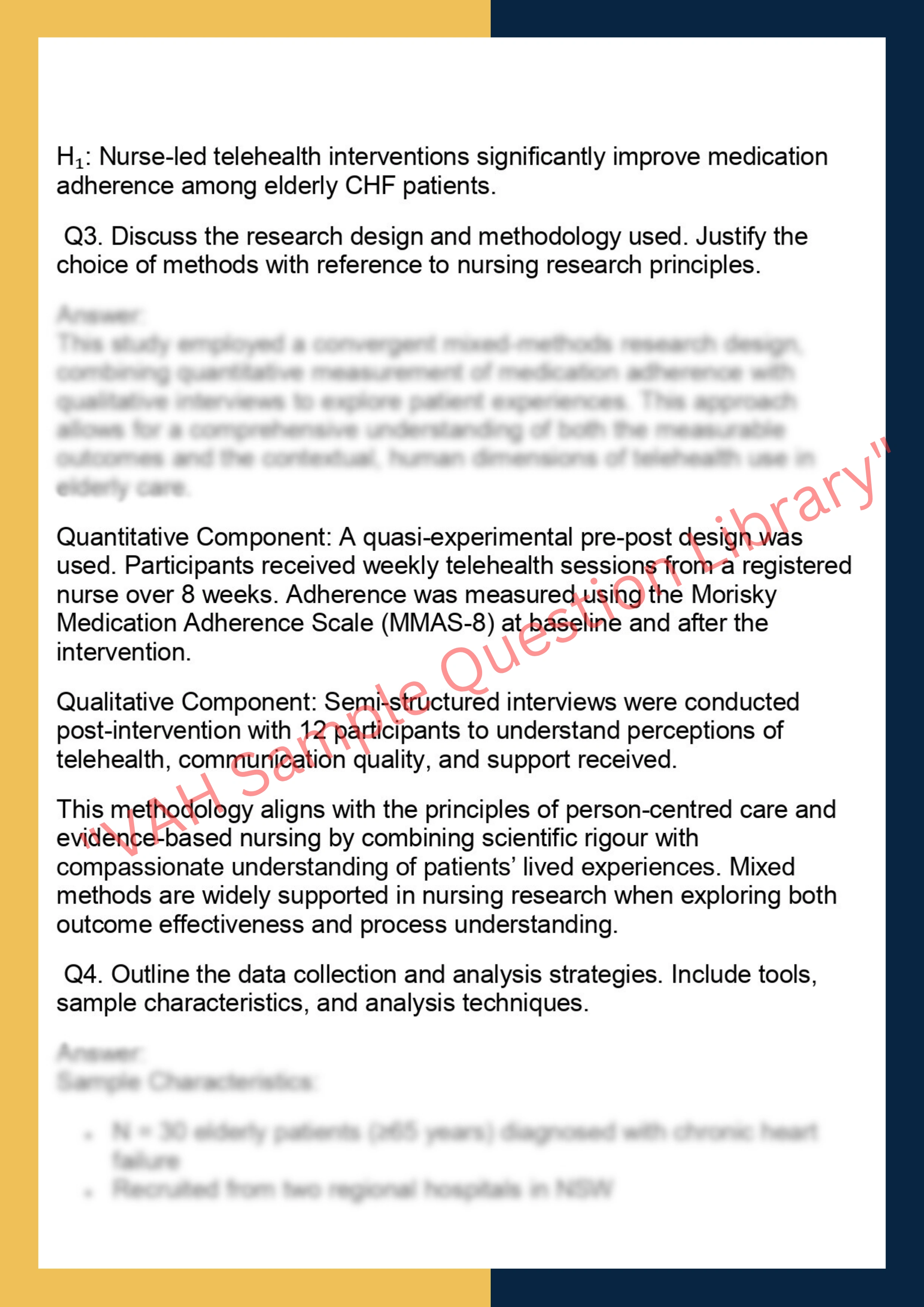 NURS7001-  Nursing Research Project 2