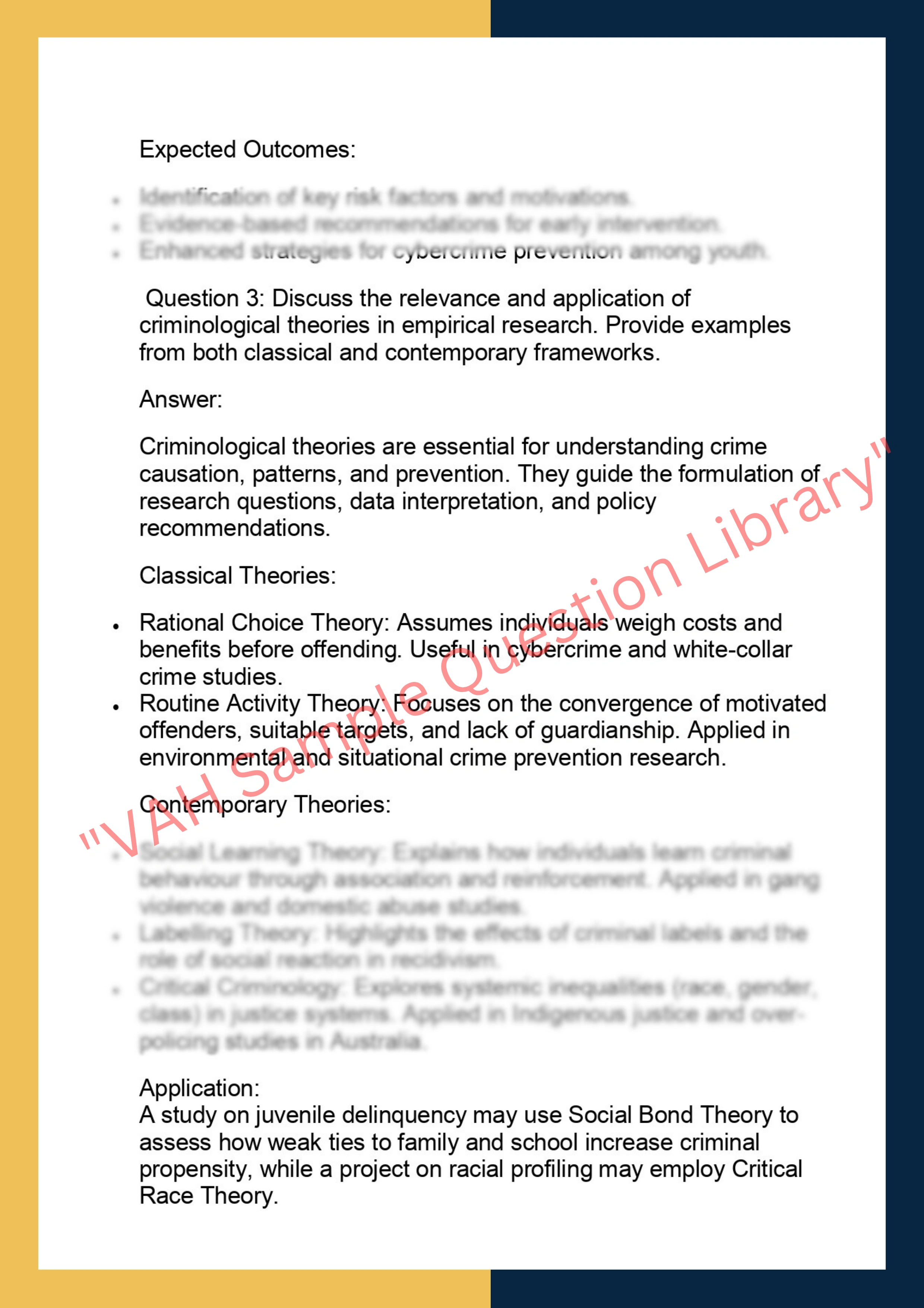 CRIM7000– Criminology Research Project 2