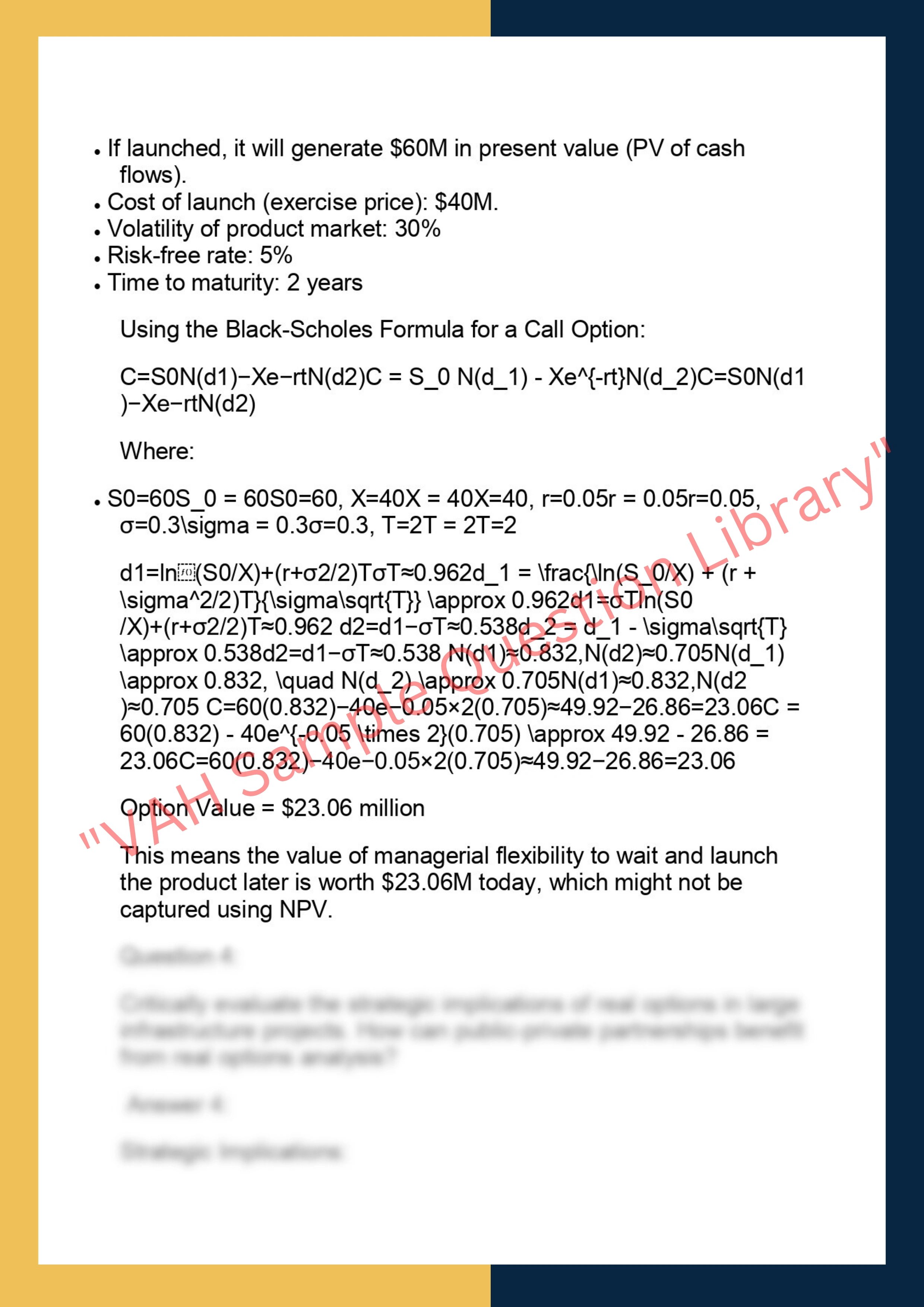 FINC6029 – Real Options and Strategic Investment Analysis 2
