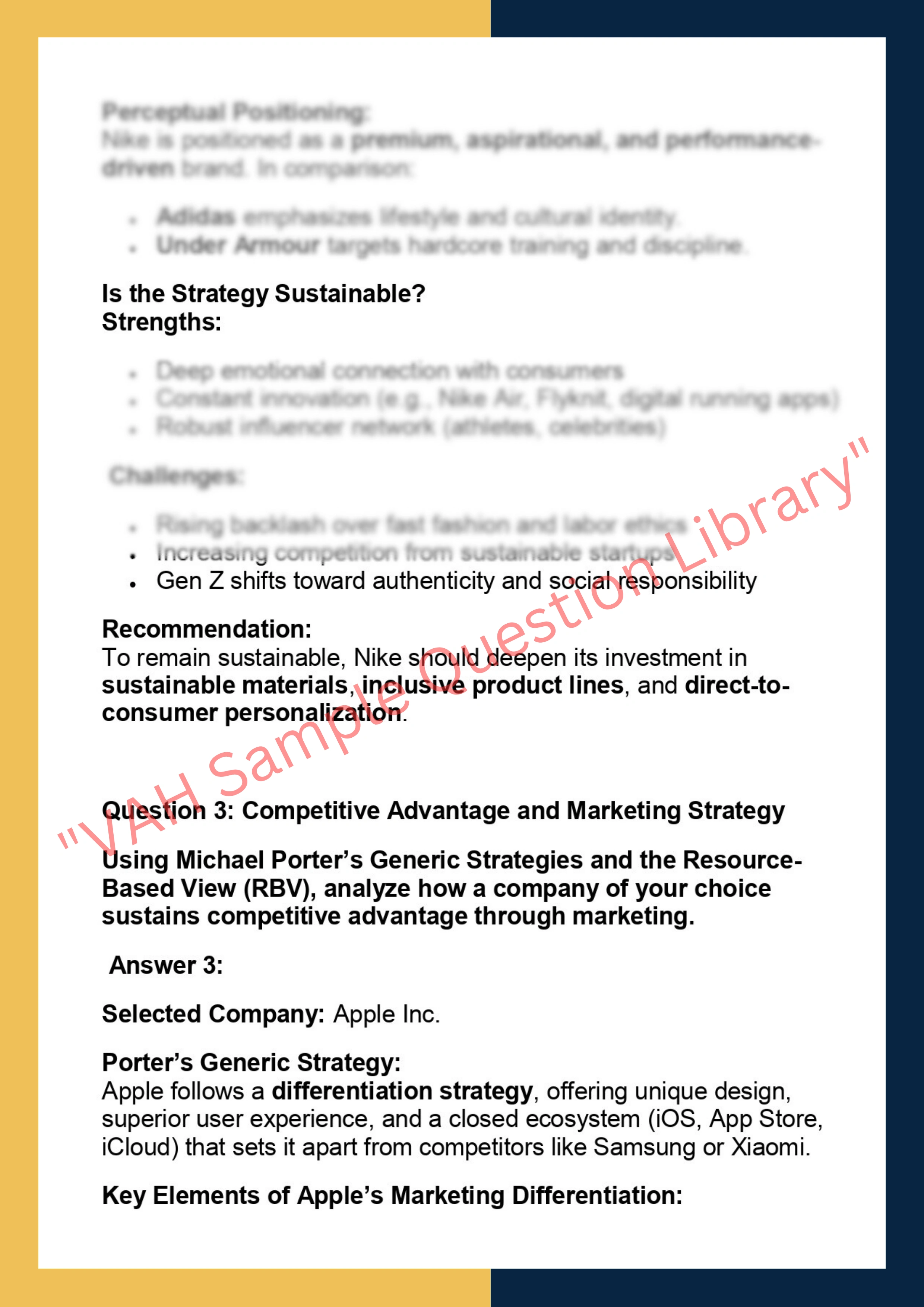 MK520- Strategic Marketing Management 2