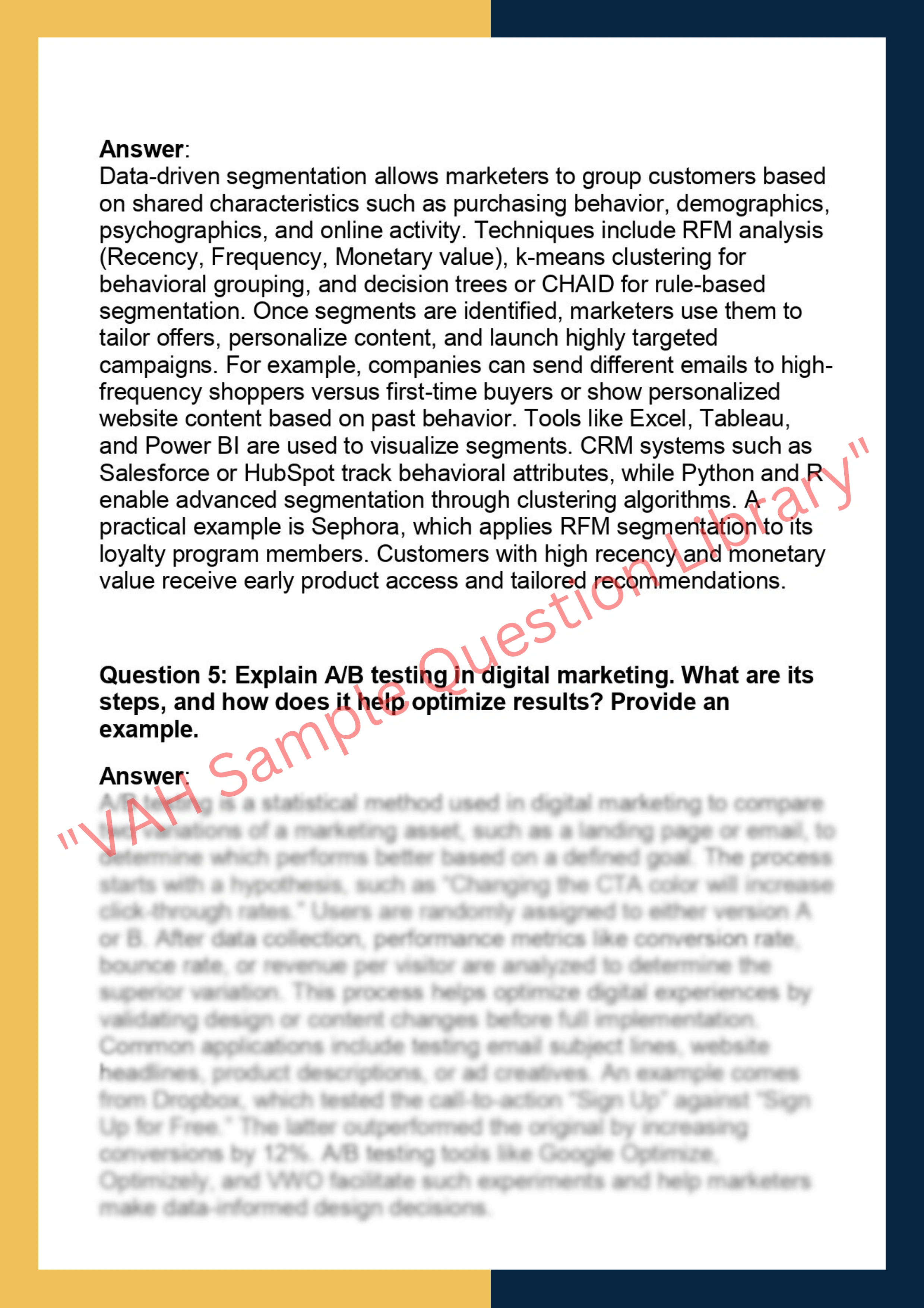 BUSMKT570 – Marketing Analytics and Insights 3