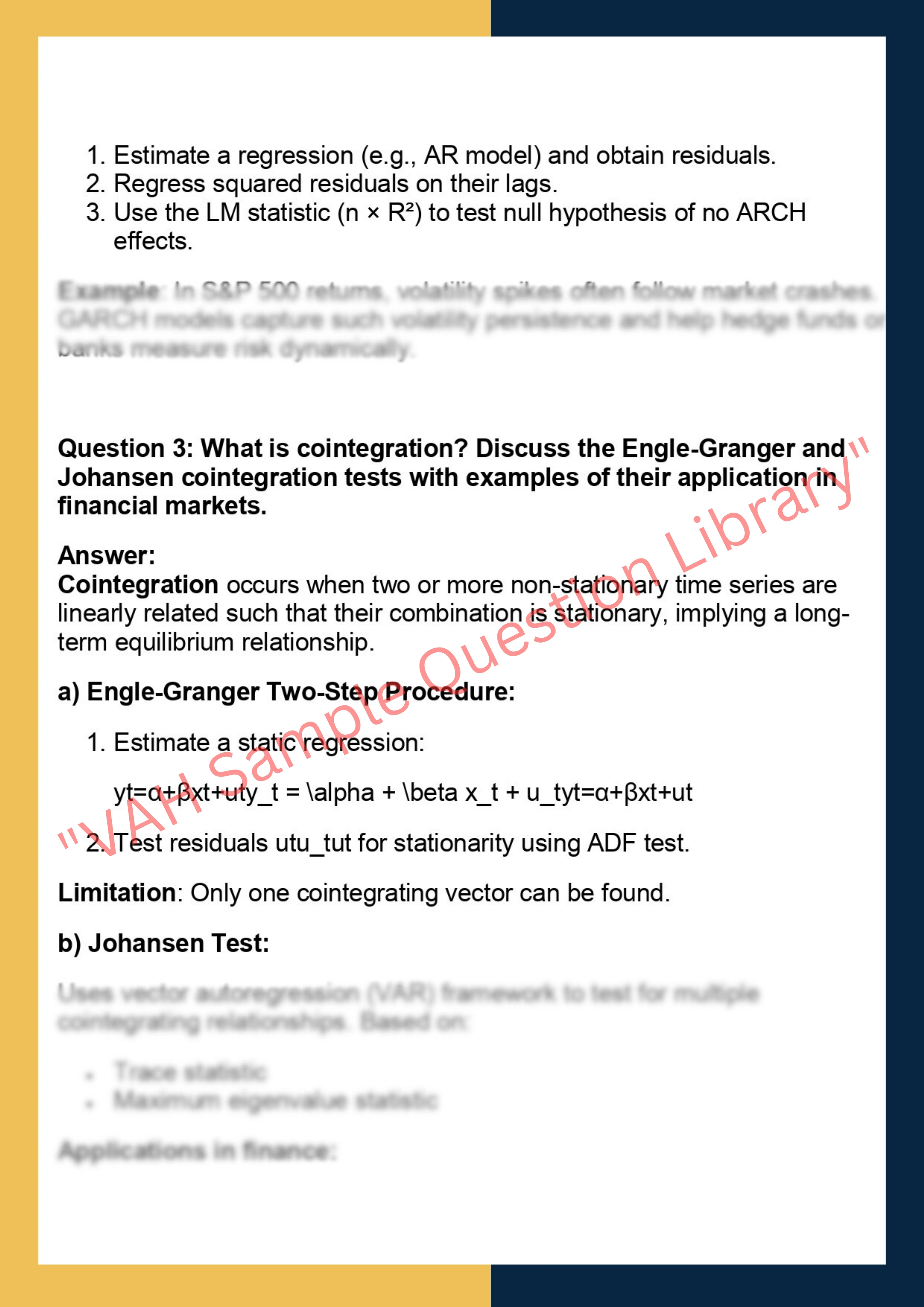 FINC6037 –  Financial Econometrics 2