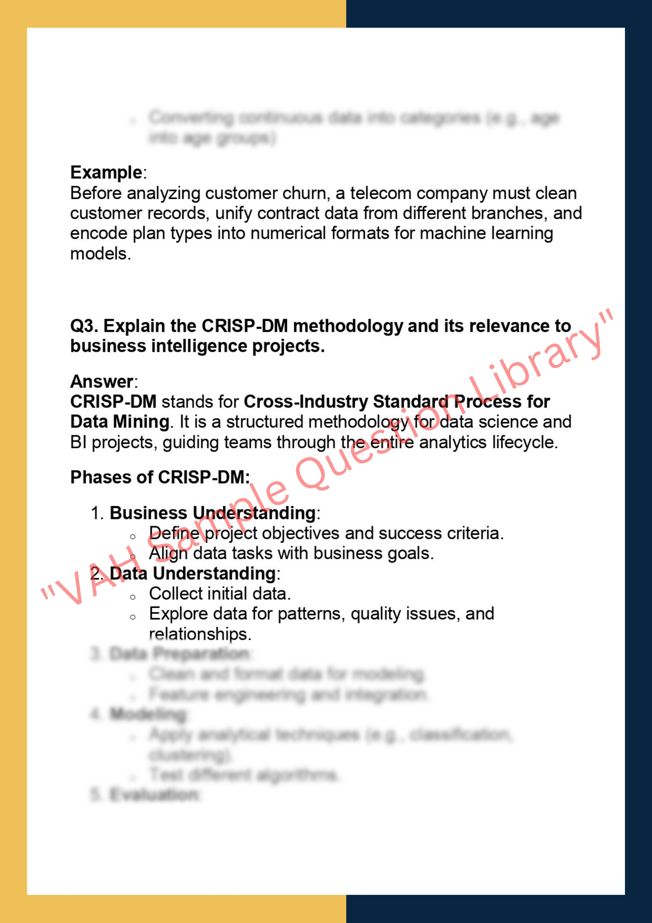 DS5009 – Data Science for Business  Intelligence 2