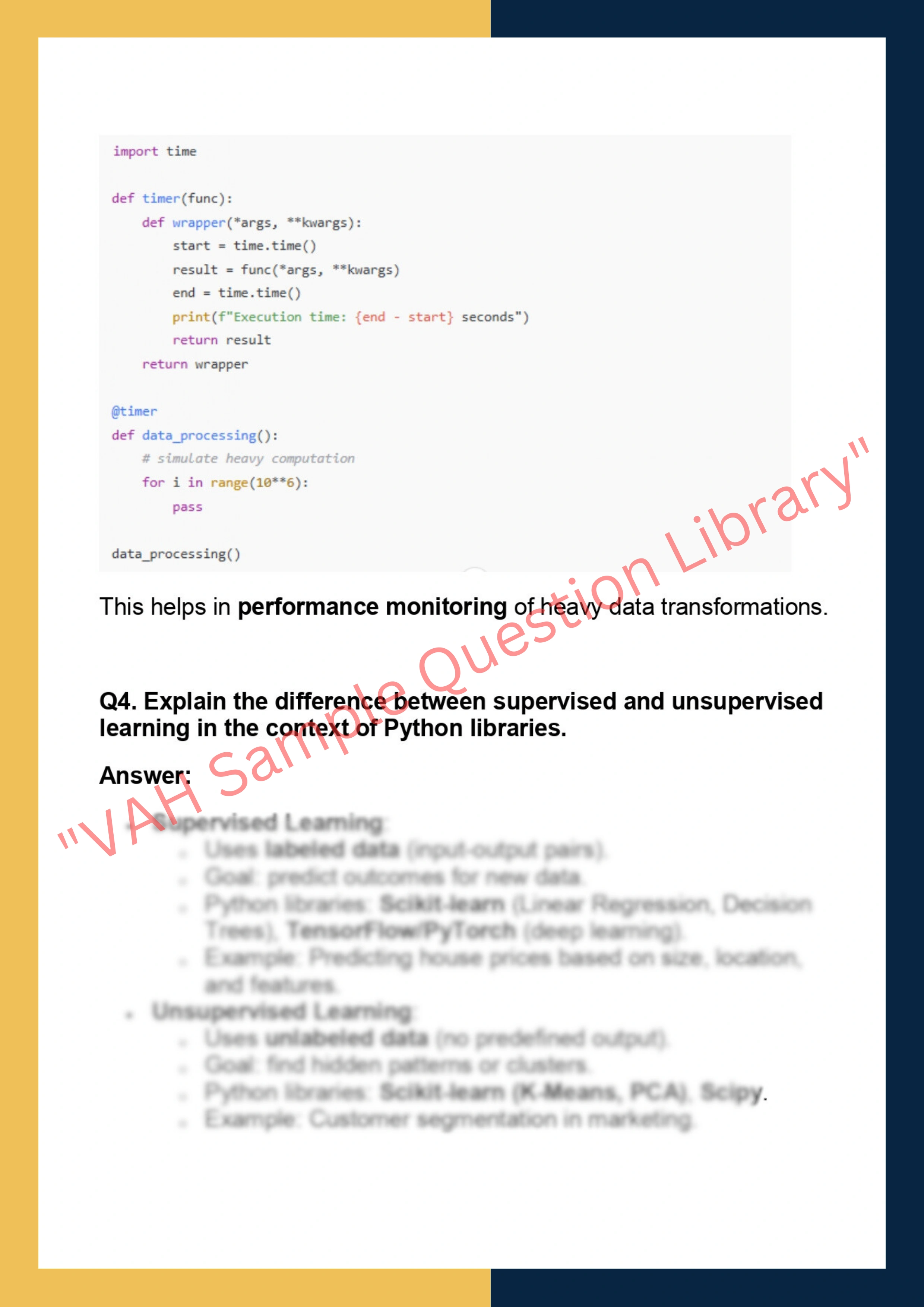 PYPR601 – Python Programming for Data  Science 2