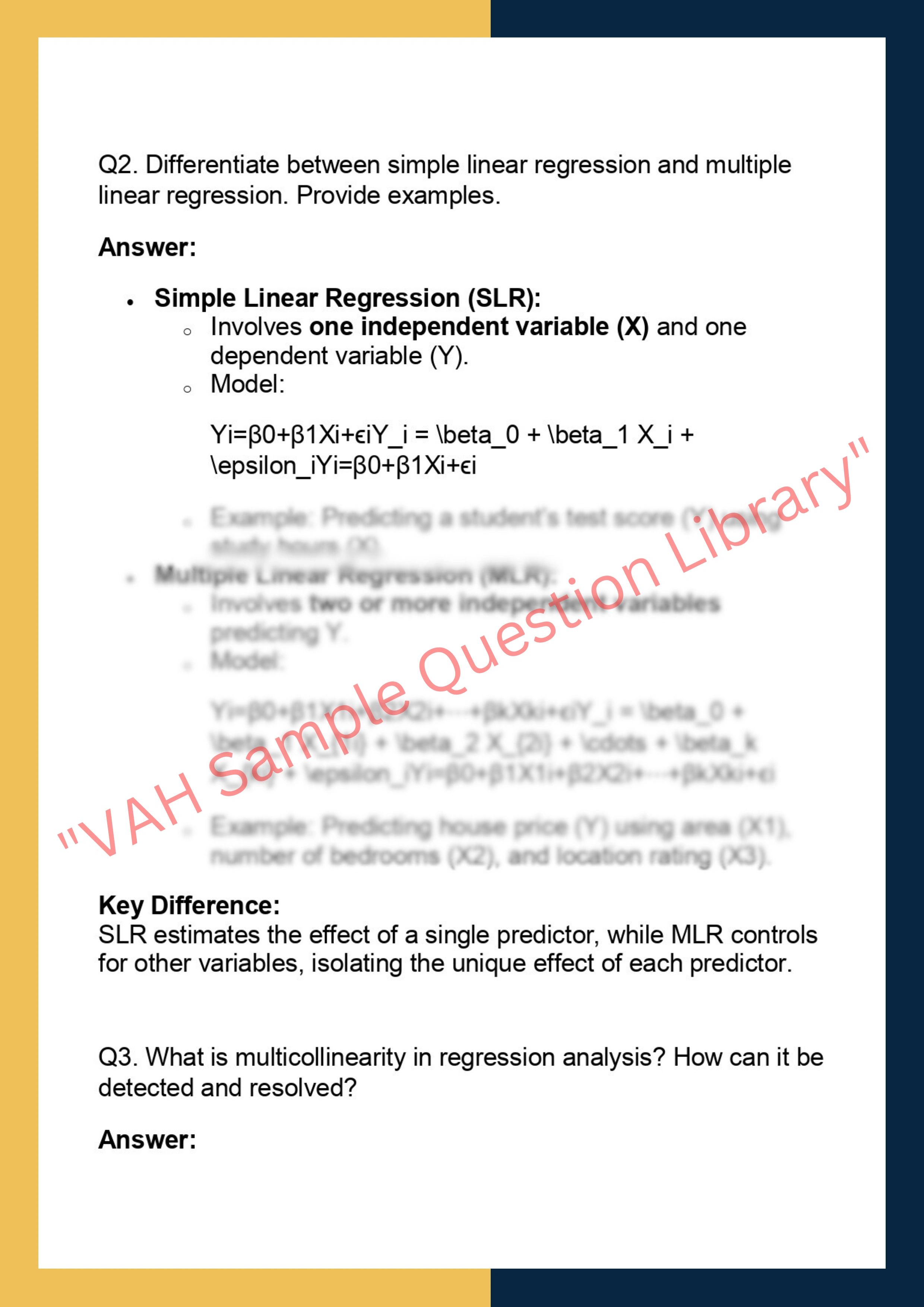 DS6002– Linear Models & Regression 2