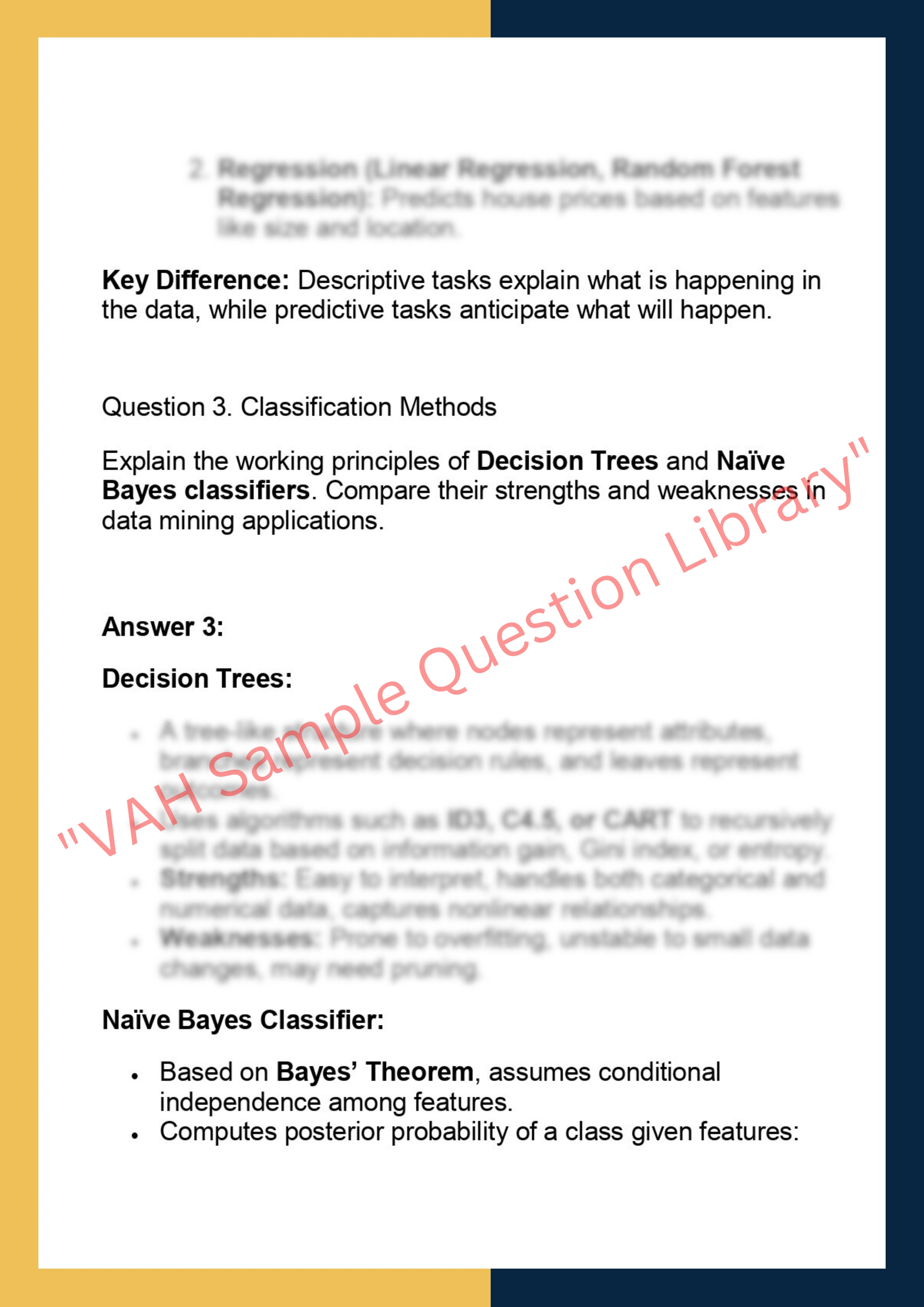 AC53013 – Introduction to Data Mining 2