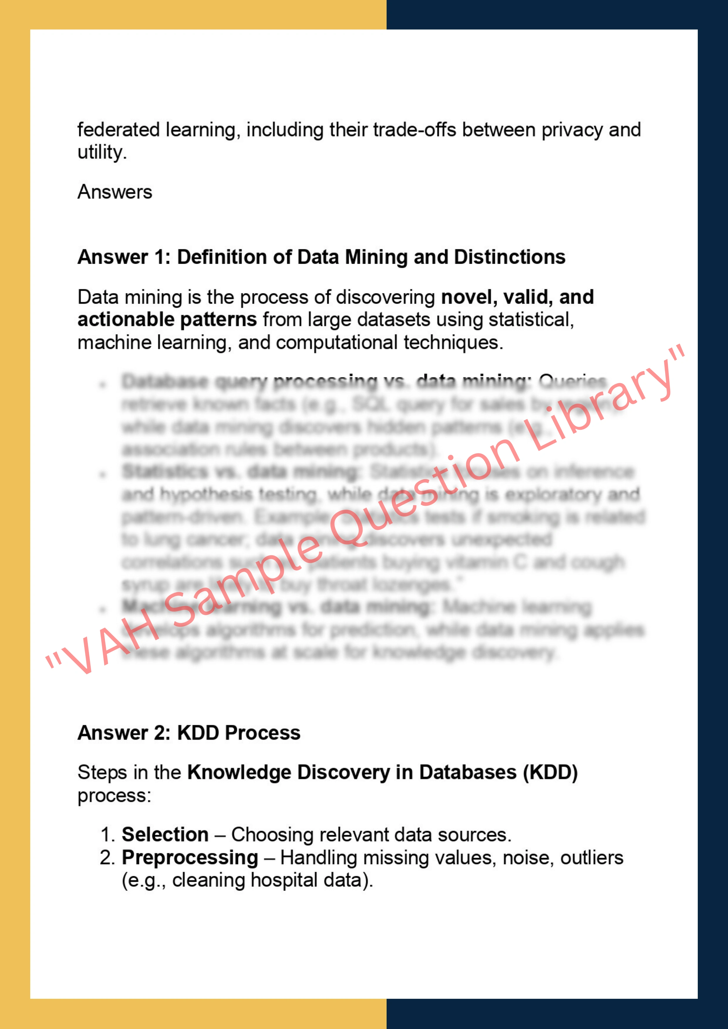 CS57300 –  Data Mining 2