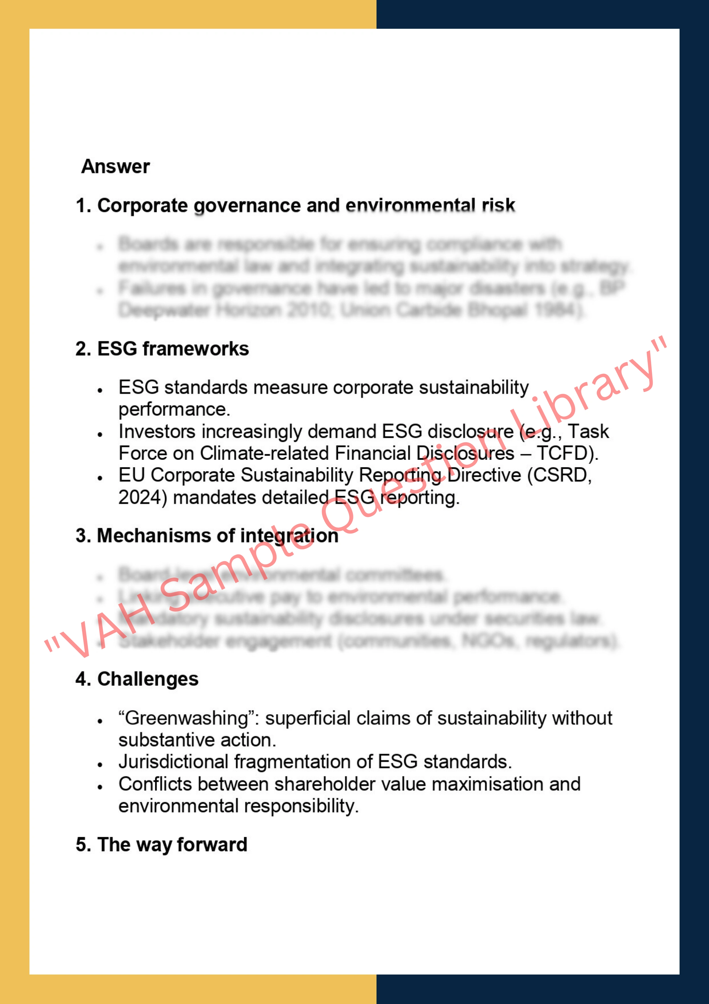 LAWS6065– Pollution, Corporate Liability and  Governance 2