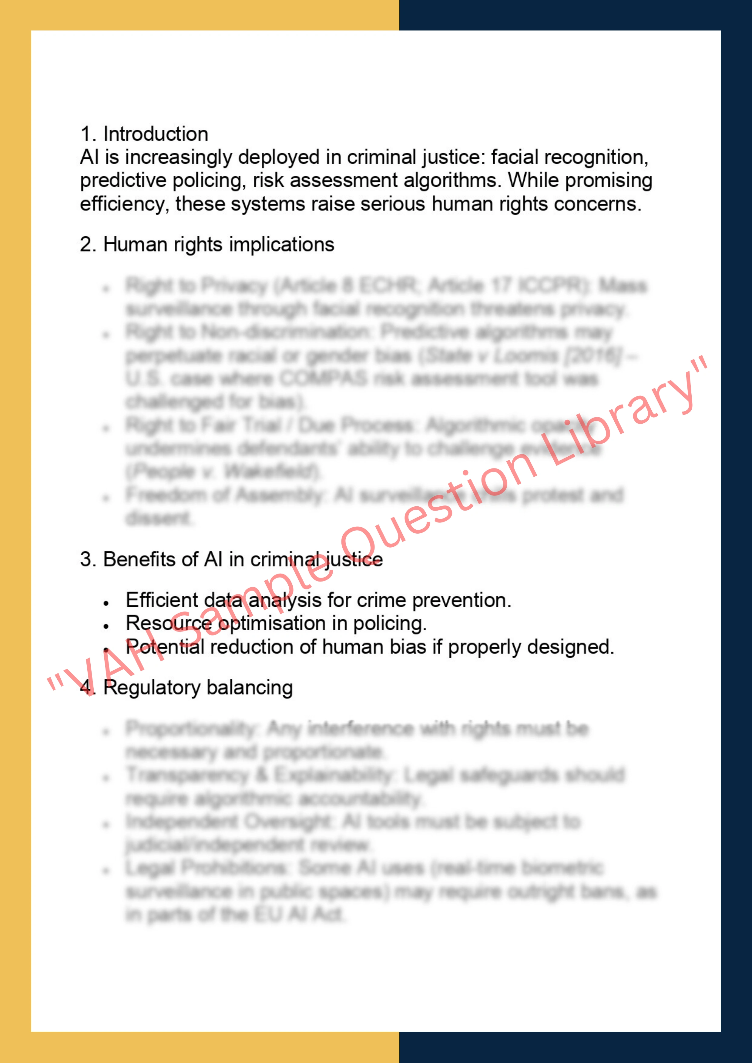 LAWS90165  – Regulating AI 2