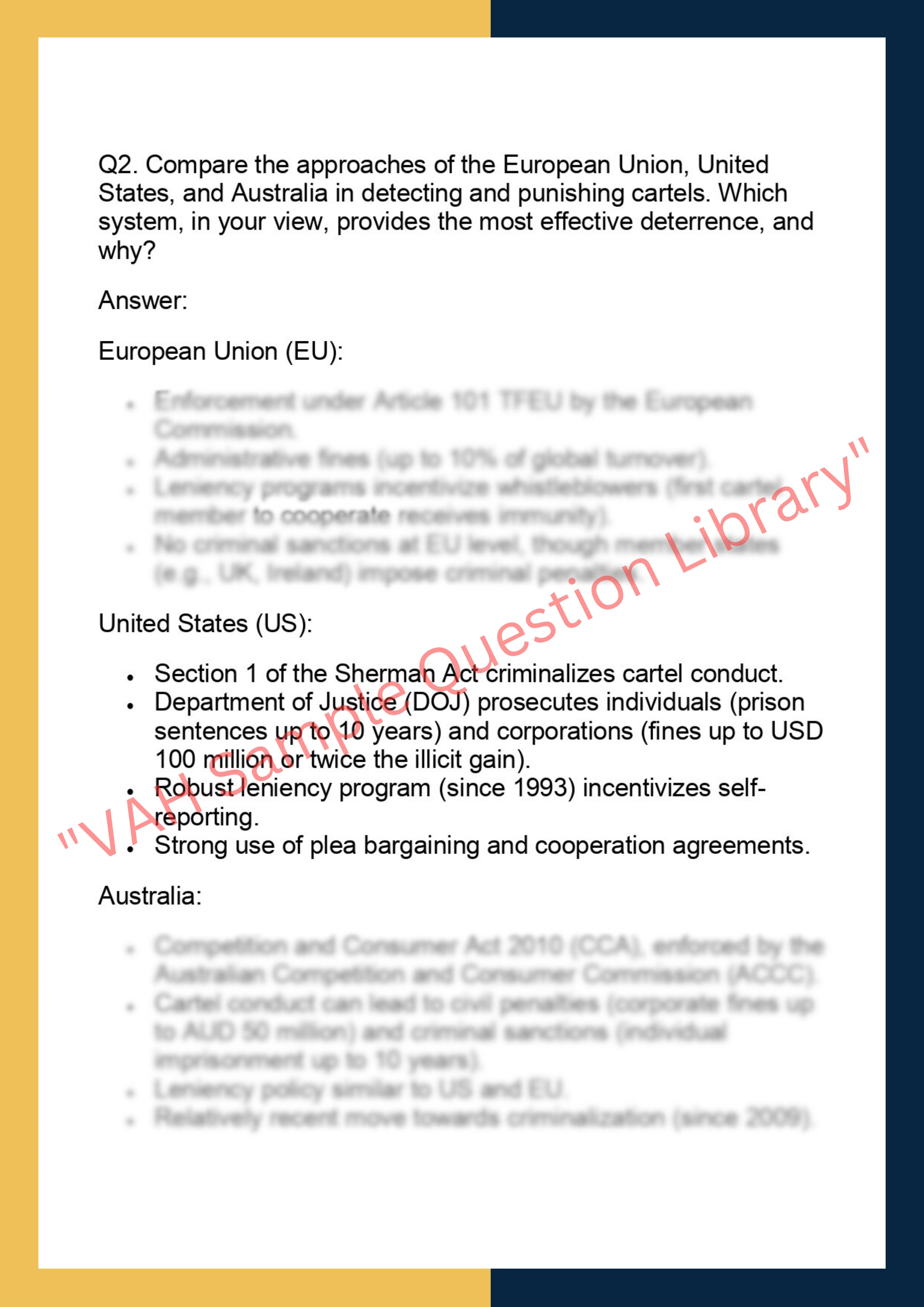 LAWS90064  – Cartels 2