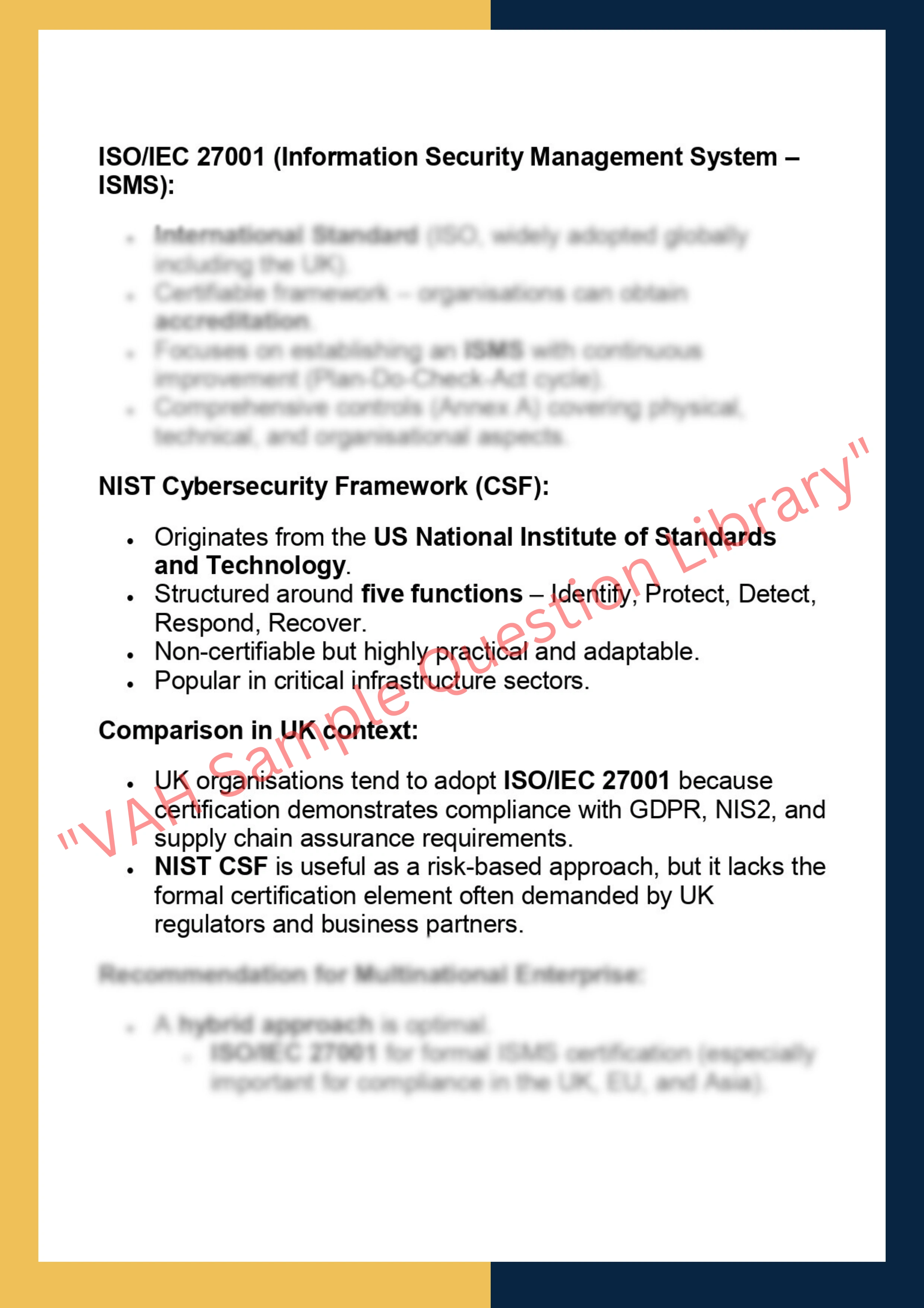 CYBR7004 – Cybersecurity & Risk Governance 2