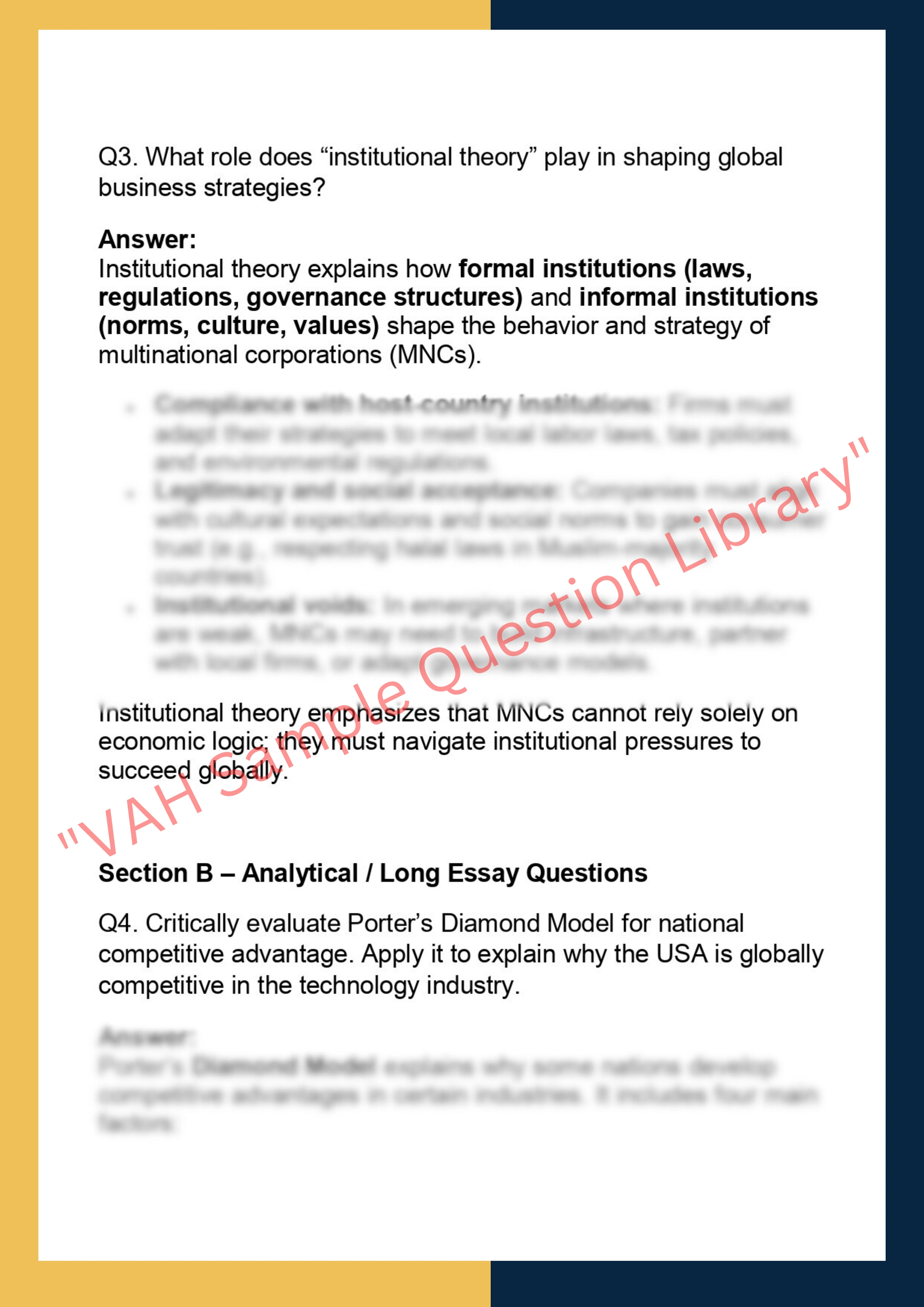 BUSN7032 –  Global Business Strategy 2