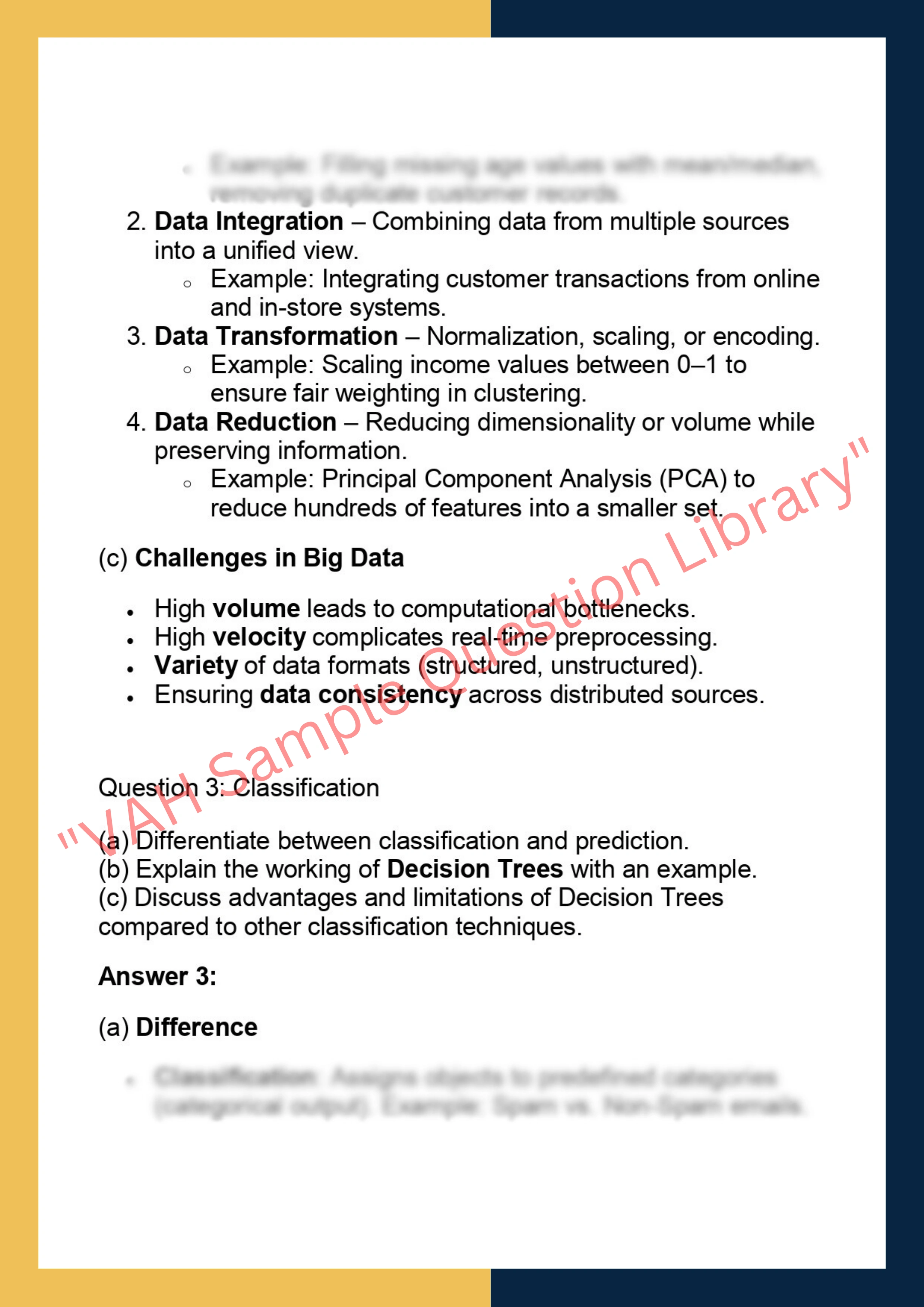 CSC-272 – Introduction to Data Mining 2