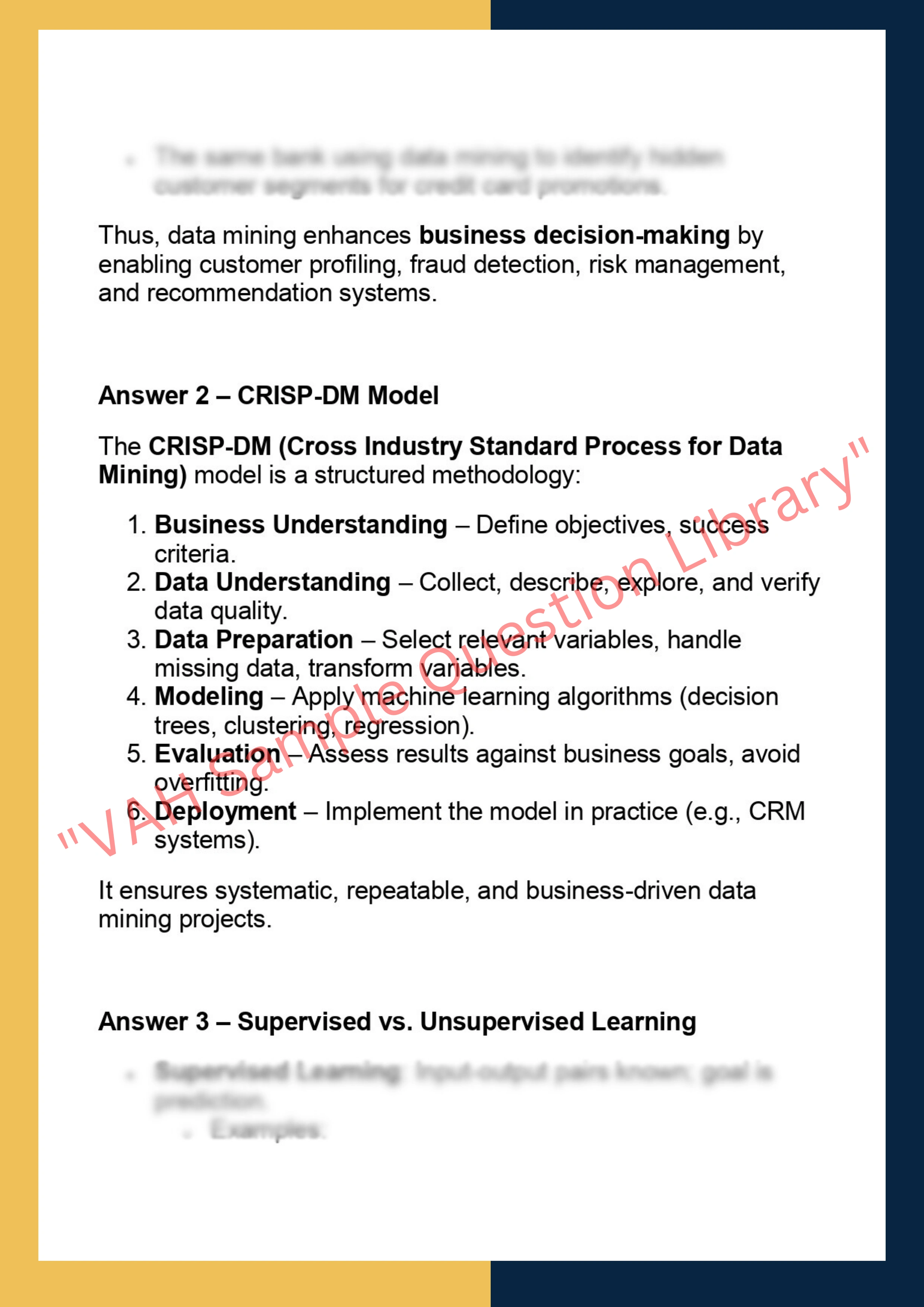 TO 567– Data Mining and Applied Multivariate Analysis 2