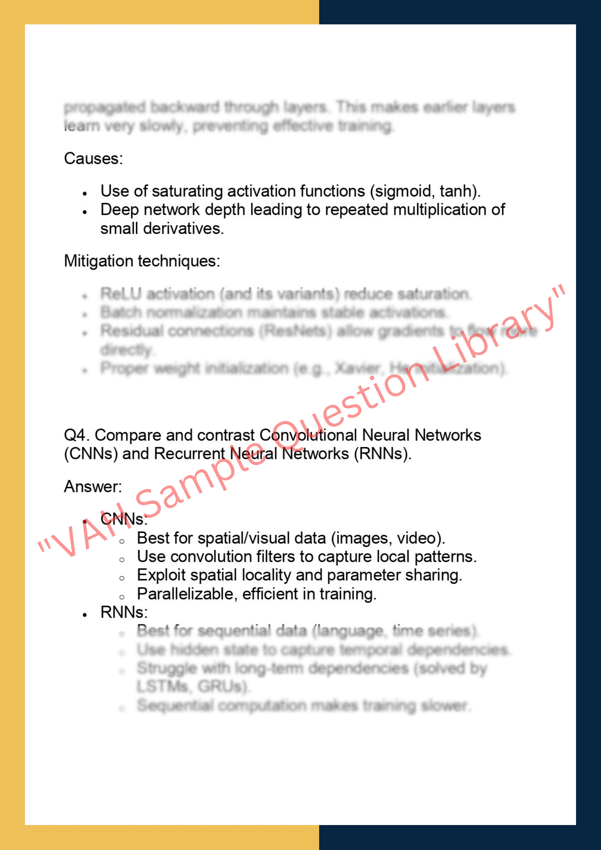 CS 5350 –  Deep Learning 2